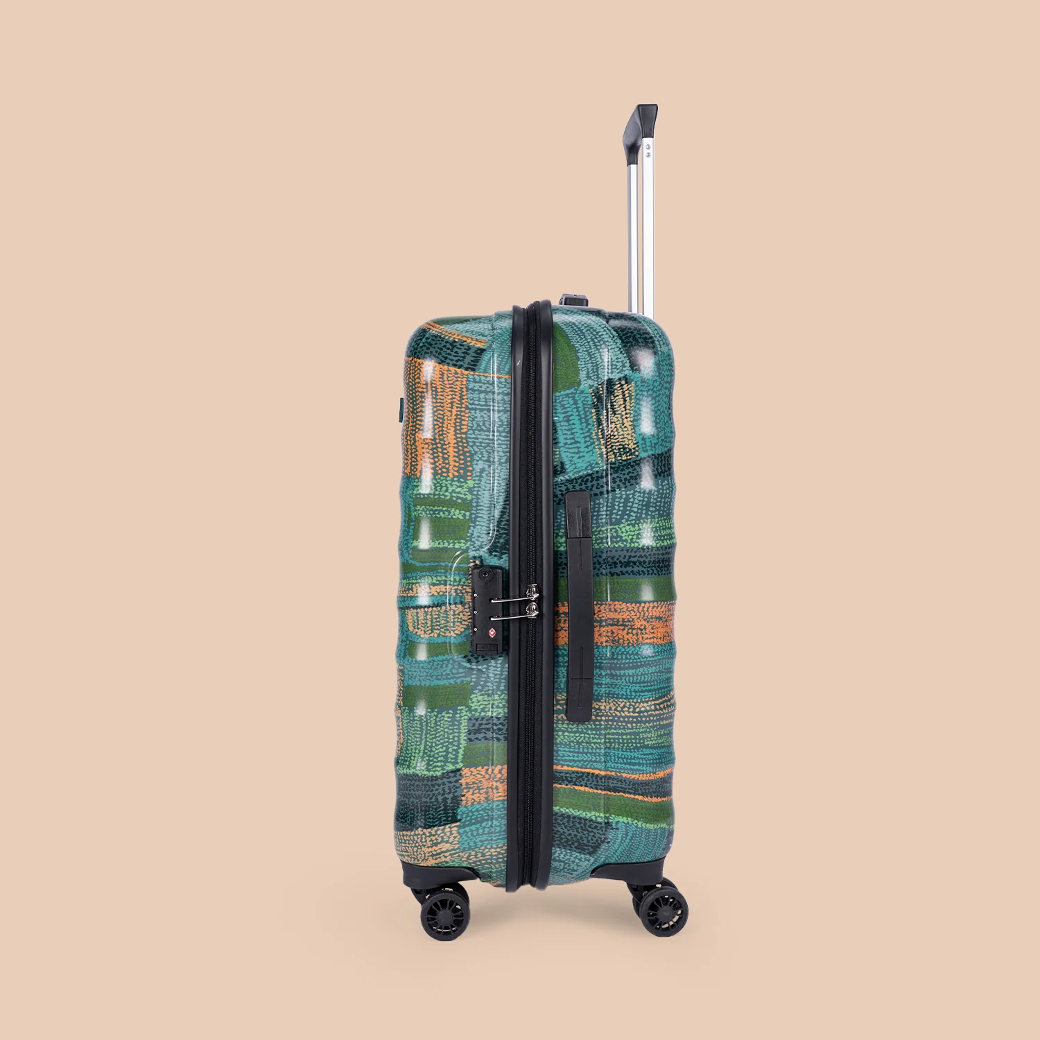 Amorah Trolley Bag Indus Lattice Green - Image 11