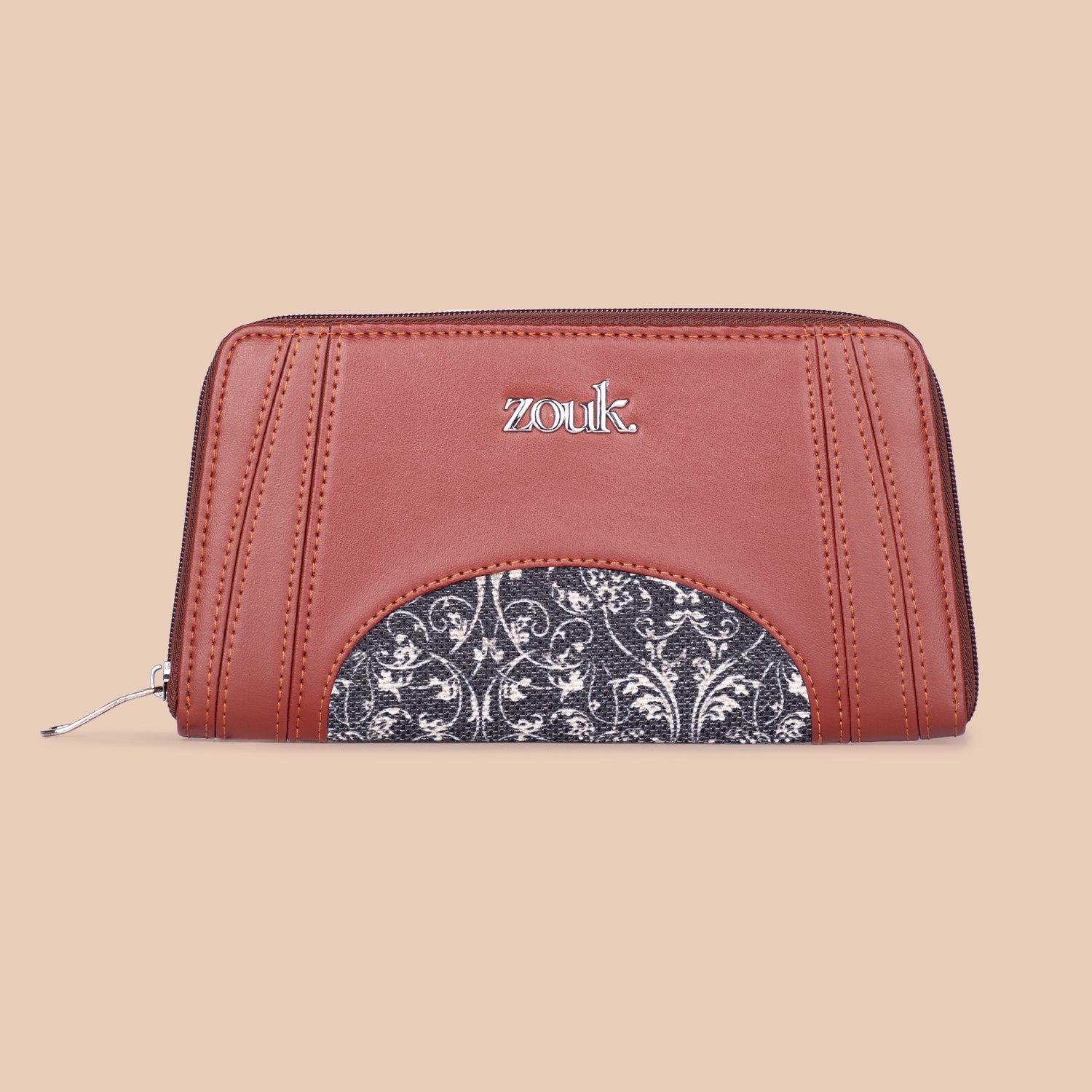 Arika Zipper Wallet - Lattice Lace