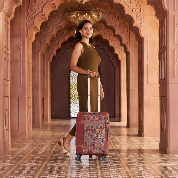 Banaras Elegance Saira Trolley Bag (Cabin) - Image 7