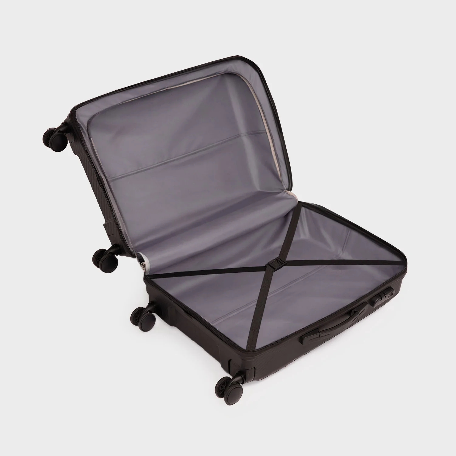 Black Aira Trolley Bag Combo - Set of 3 (Cabin & Medium & Large) - Image 10