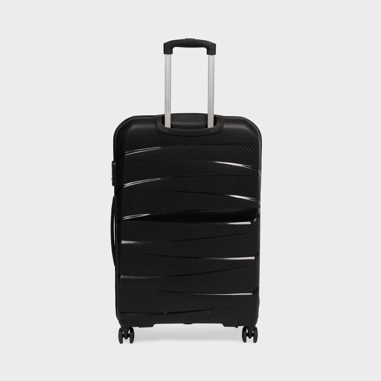 Black Aira Trolley Bag Combo - Set of 3 (Cabin & Medium & Large) - Image 3