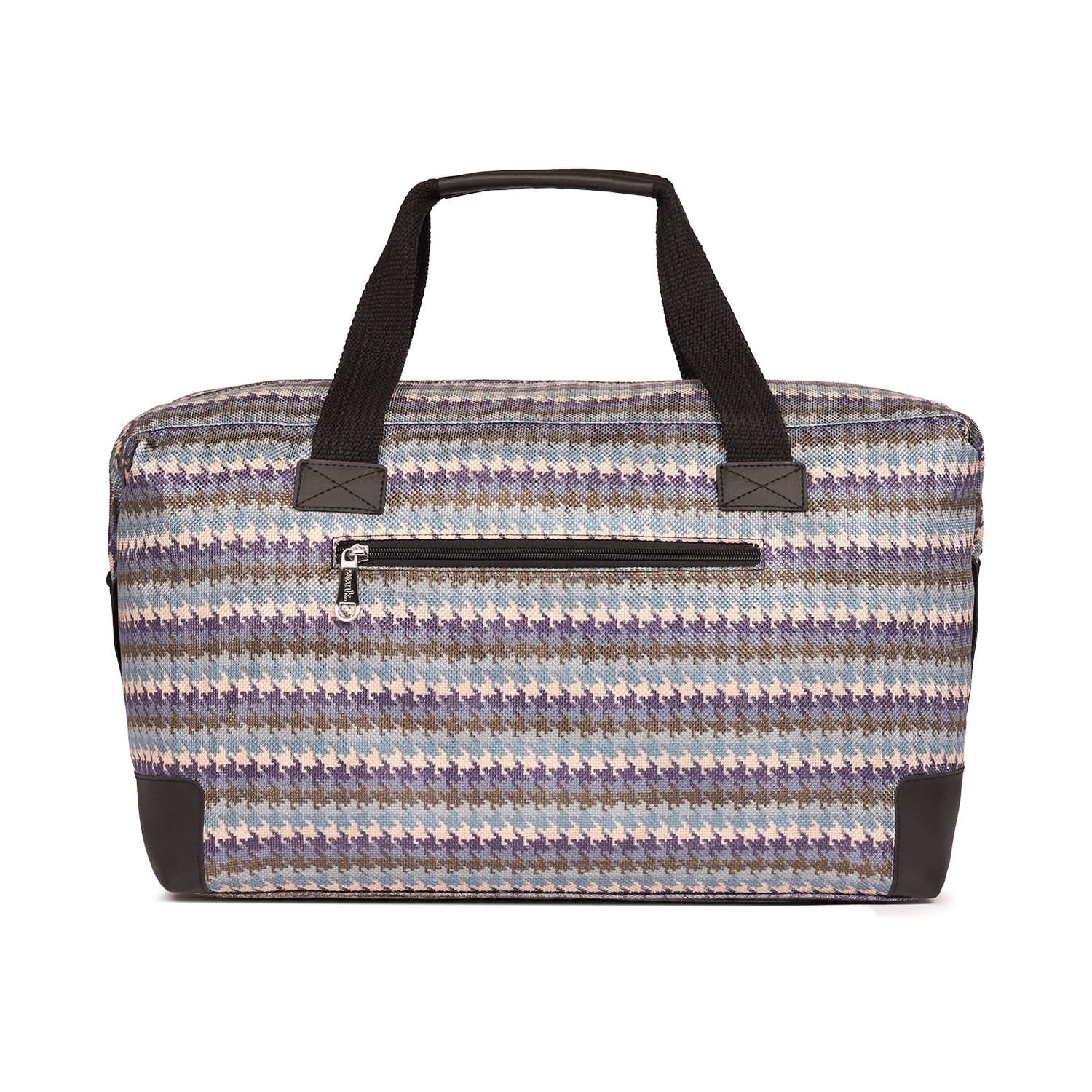 Bombay Houndstooth Collapsible Duffle Bag - Image 3