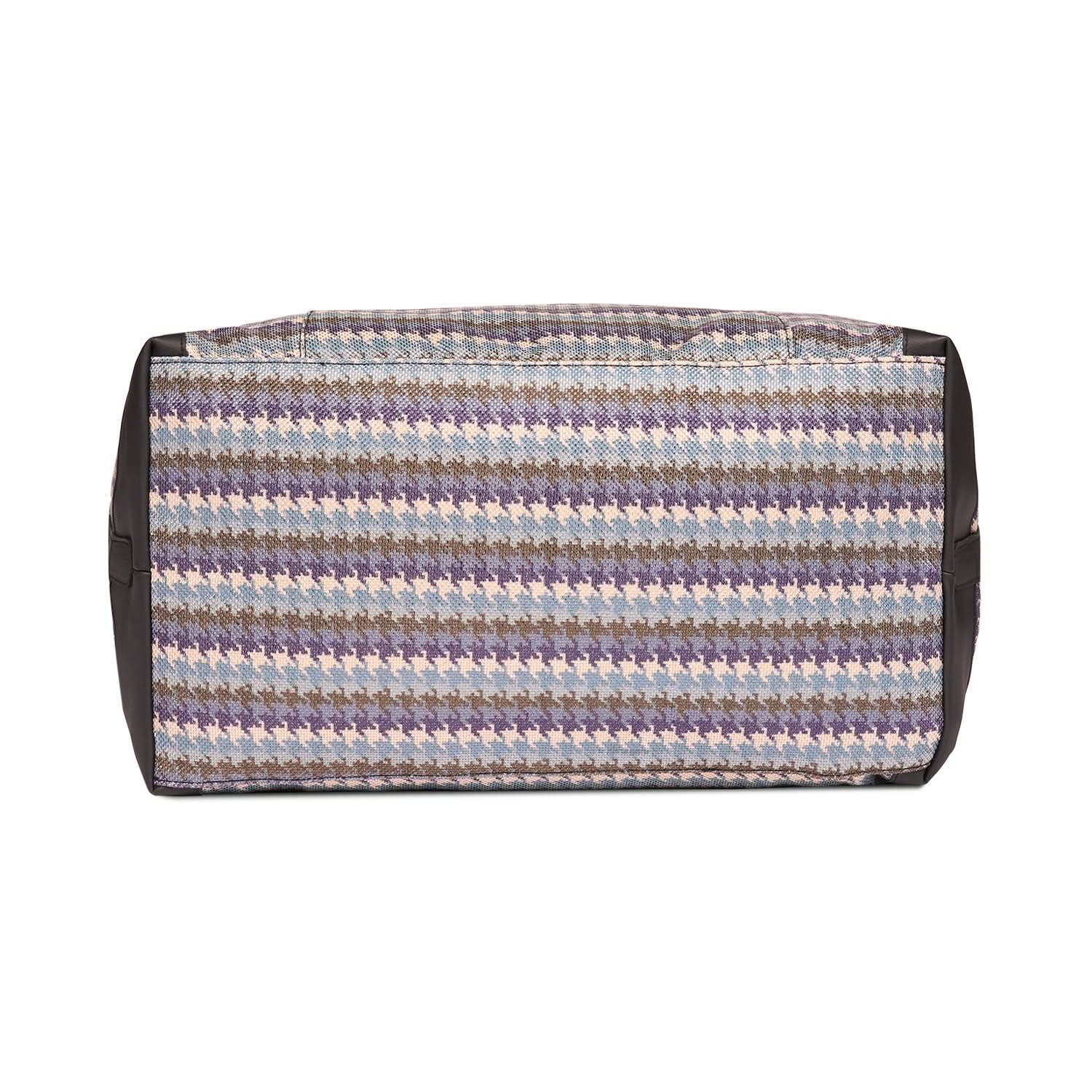 Bombay Houndstooth Collapsible Duffle Bag - Image 9