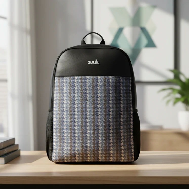 Bombay Houndstooth Men's Statement Backpack - Image 2