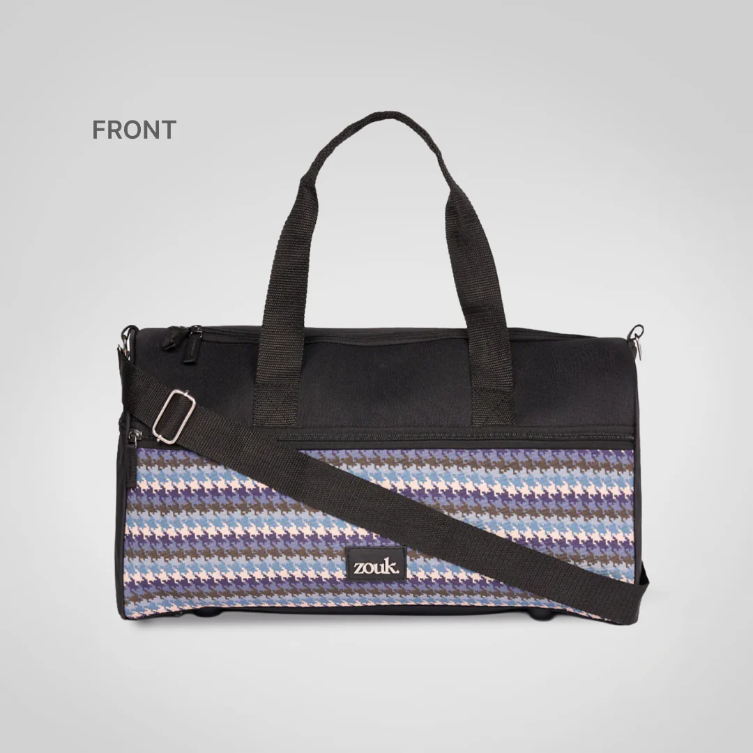Bombay Houndstooth Travel Duffle Bag - Image 6
