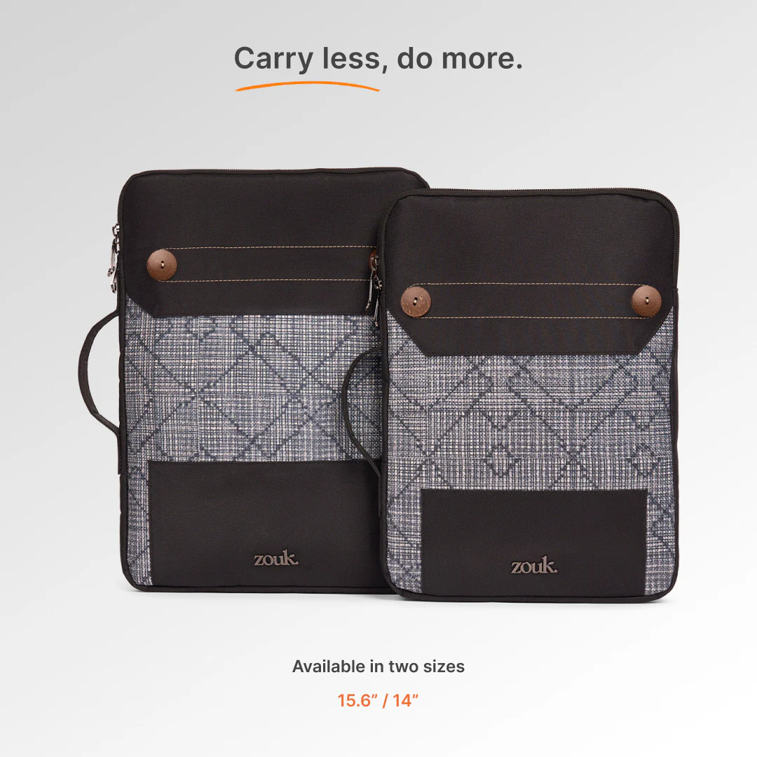 Calcutta Pixels Urban Laptop Sleeve - 14inch (Black) - Image 8