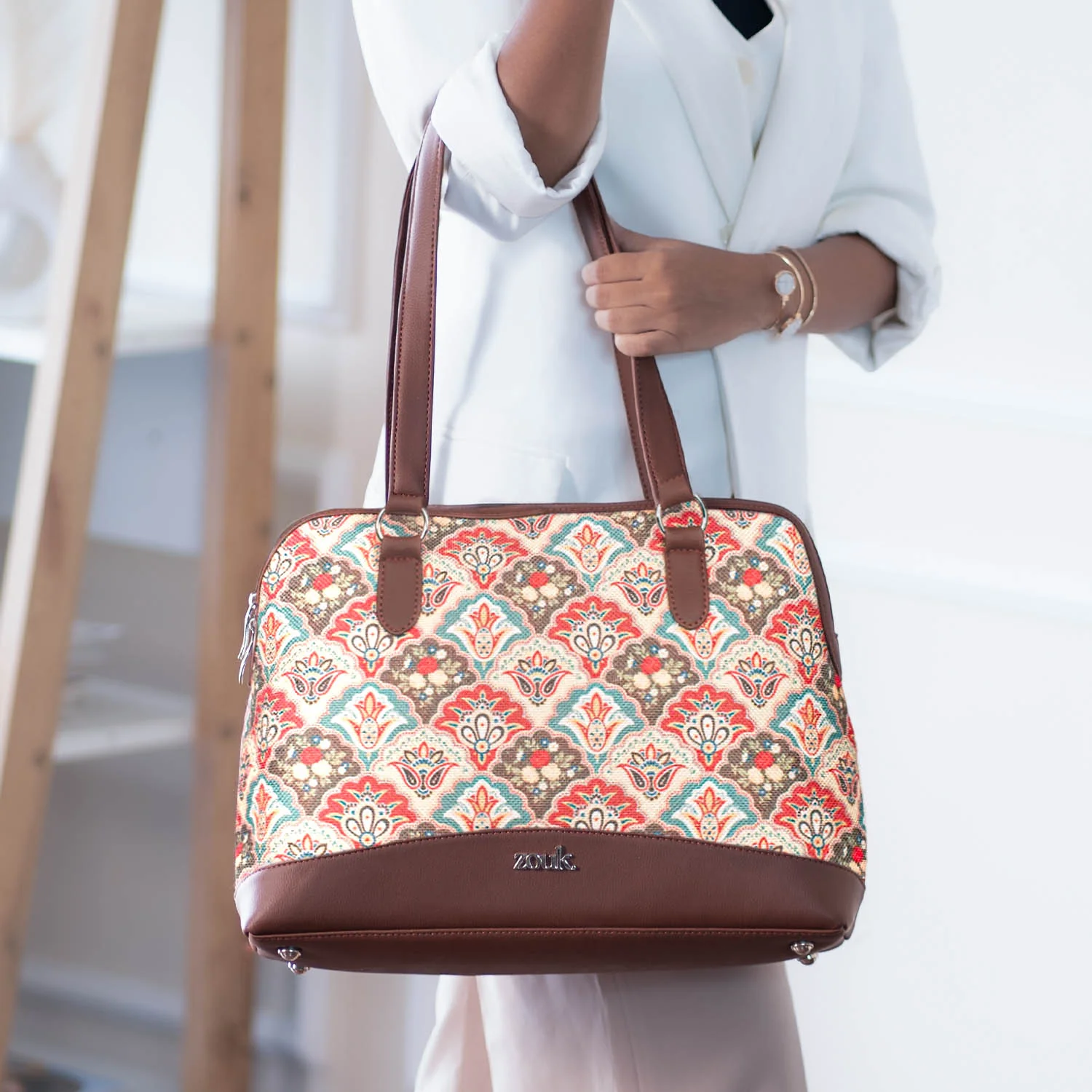 Mughal Art Multicolor Carry All Work Bag - Image 2