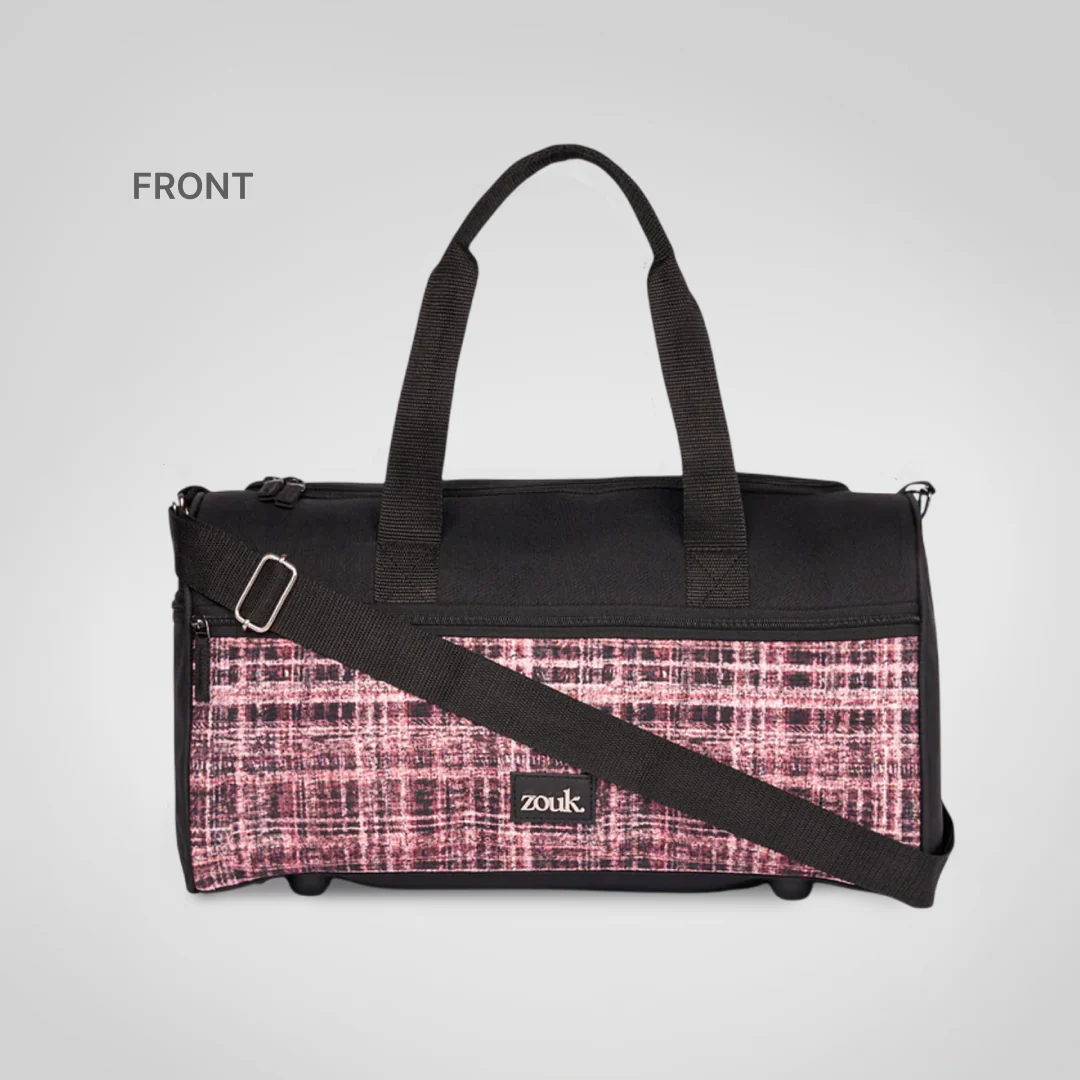 Cashmere Noir (Pink) Travel Duffle Bag - Image 6