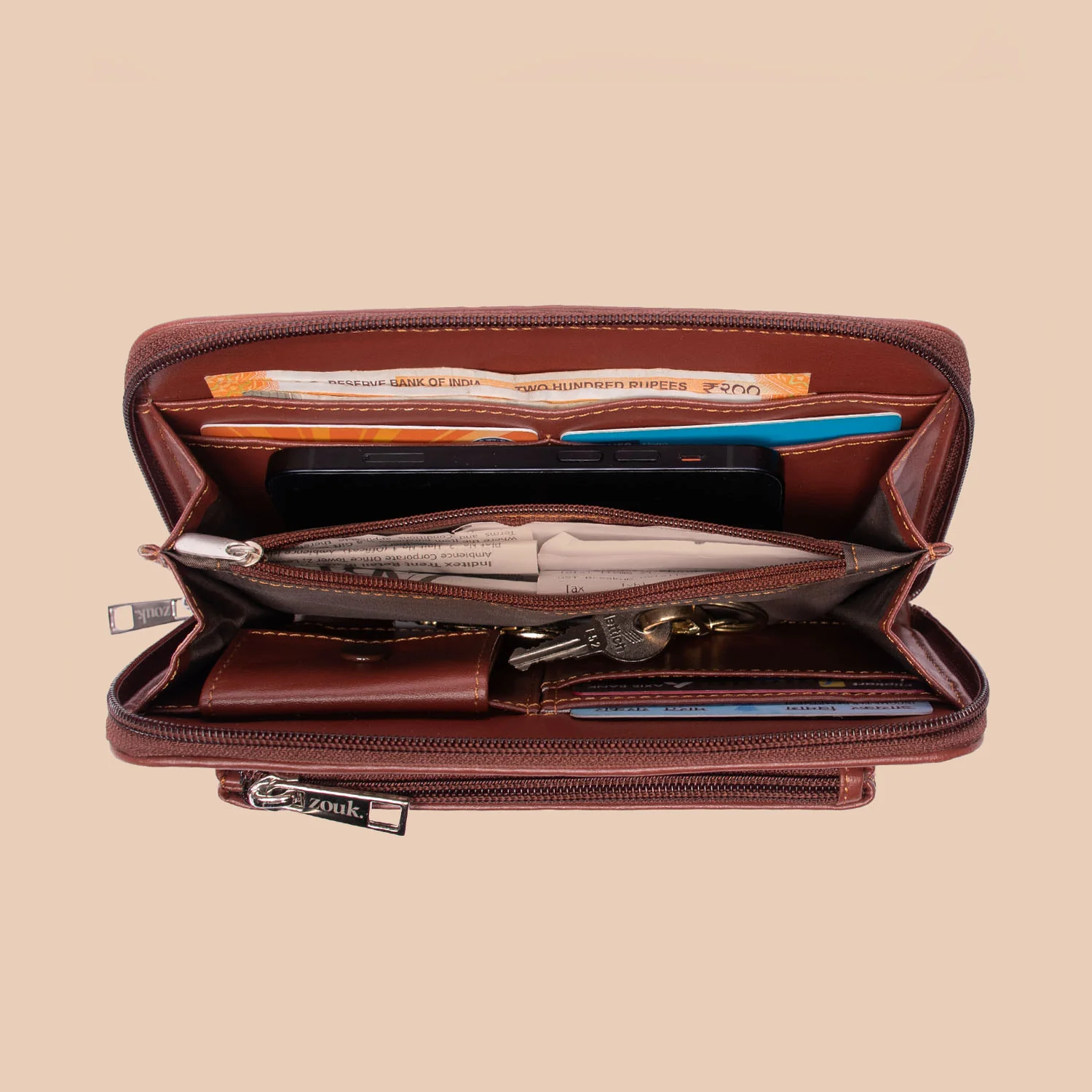 FloLov Classic Zipper Wallet - Image 6