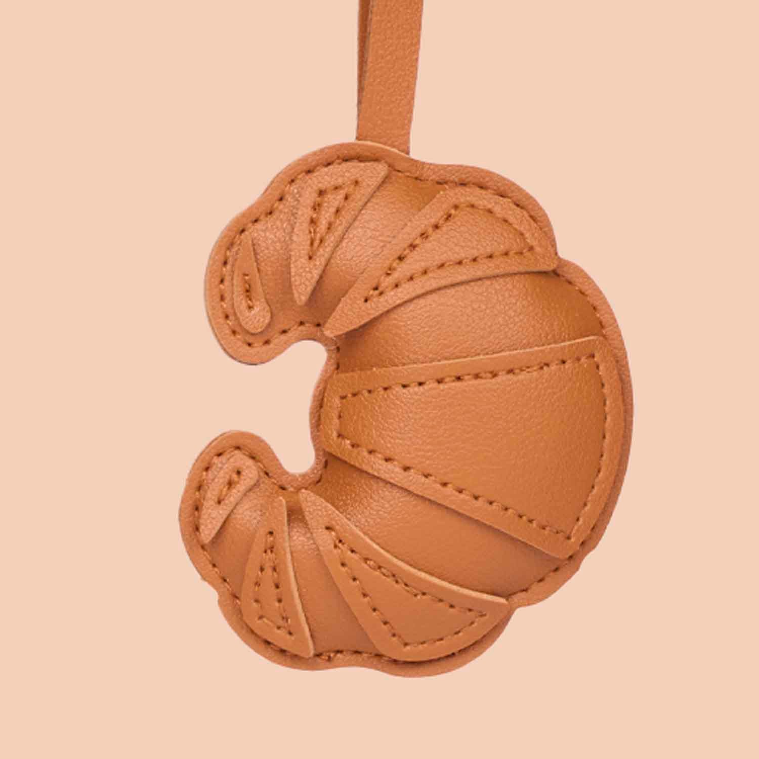 Croissant Bag Charm - Brown - Image 7