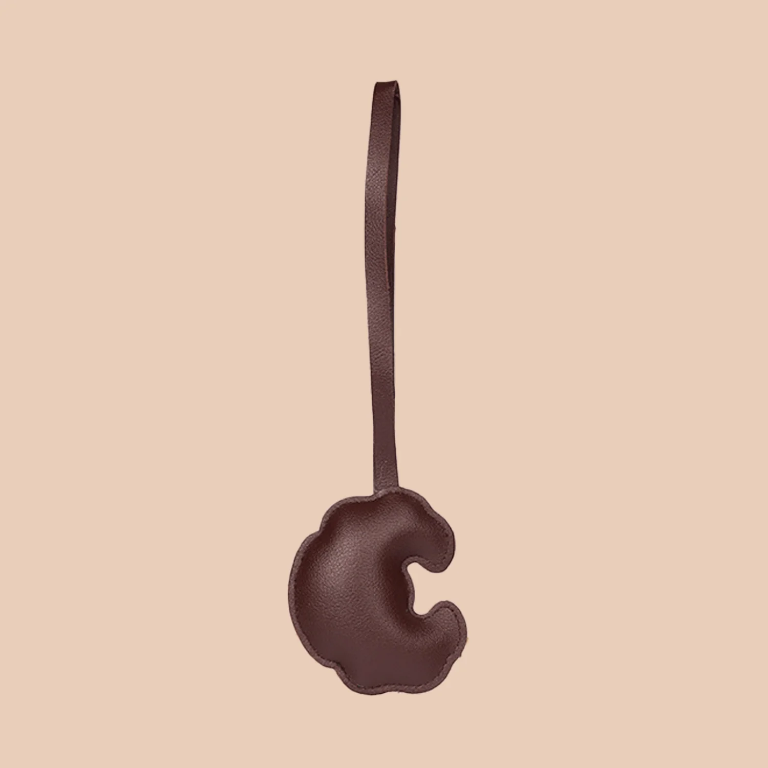 Croissant Bag Charm - Tan - Image 4