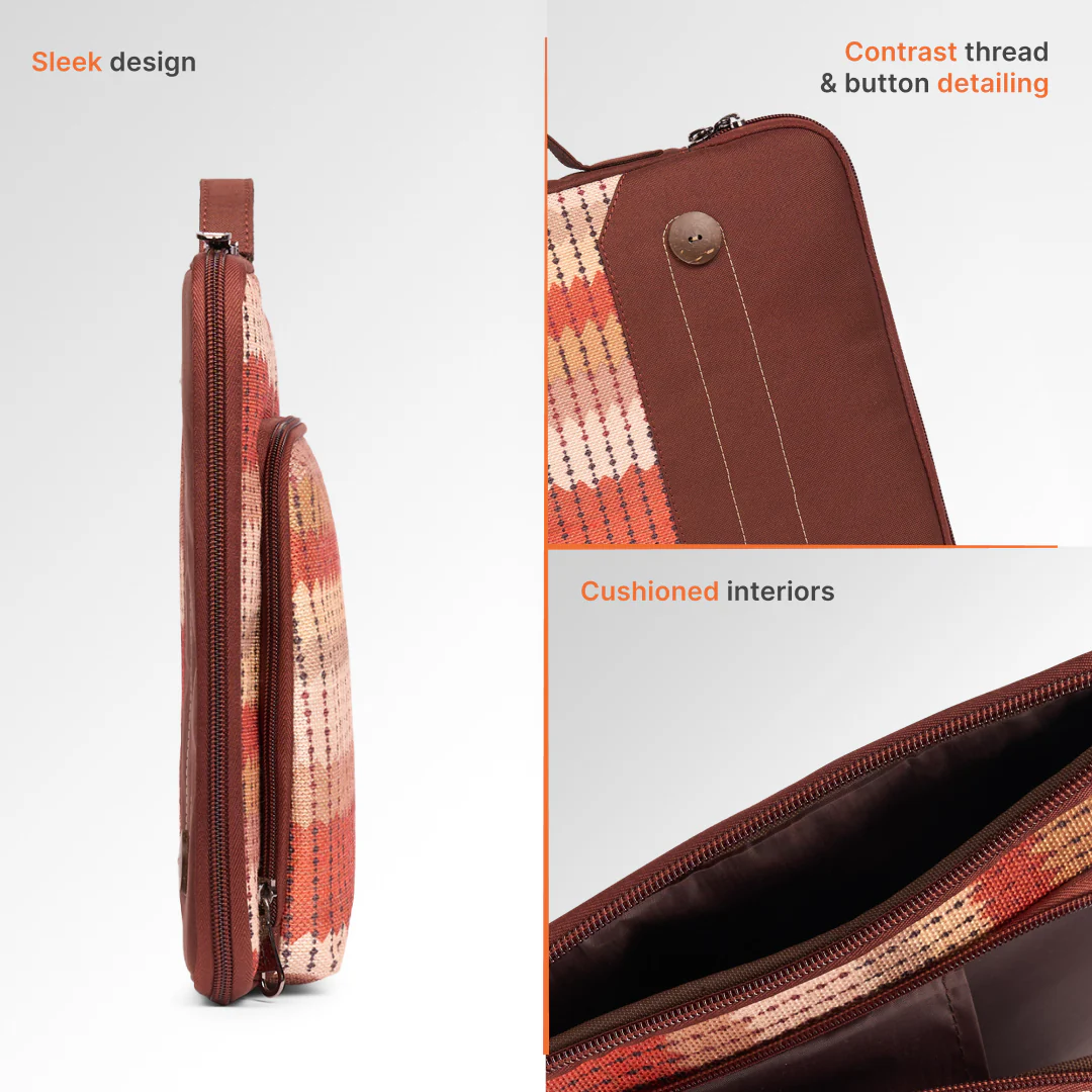 Cochin Cortado Urban Laptop Sleeve - 14inch (Brown) - Image 5