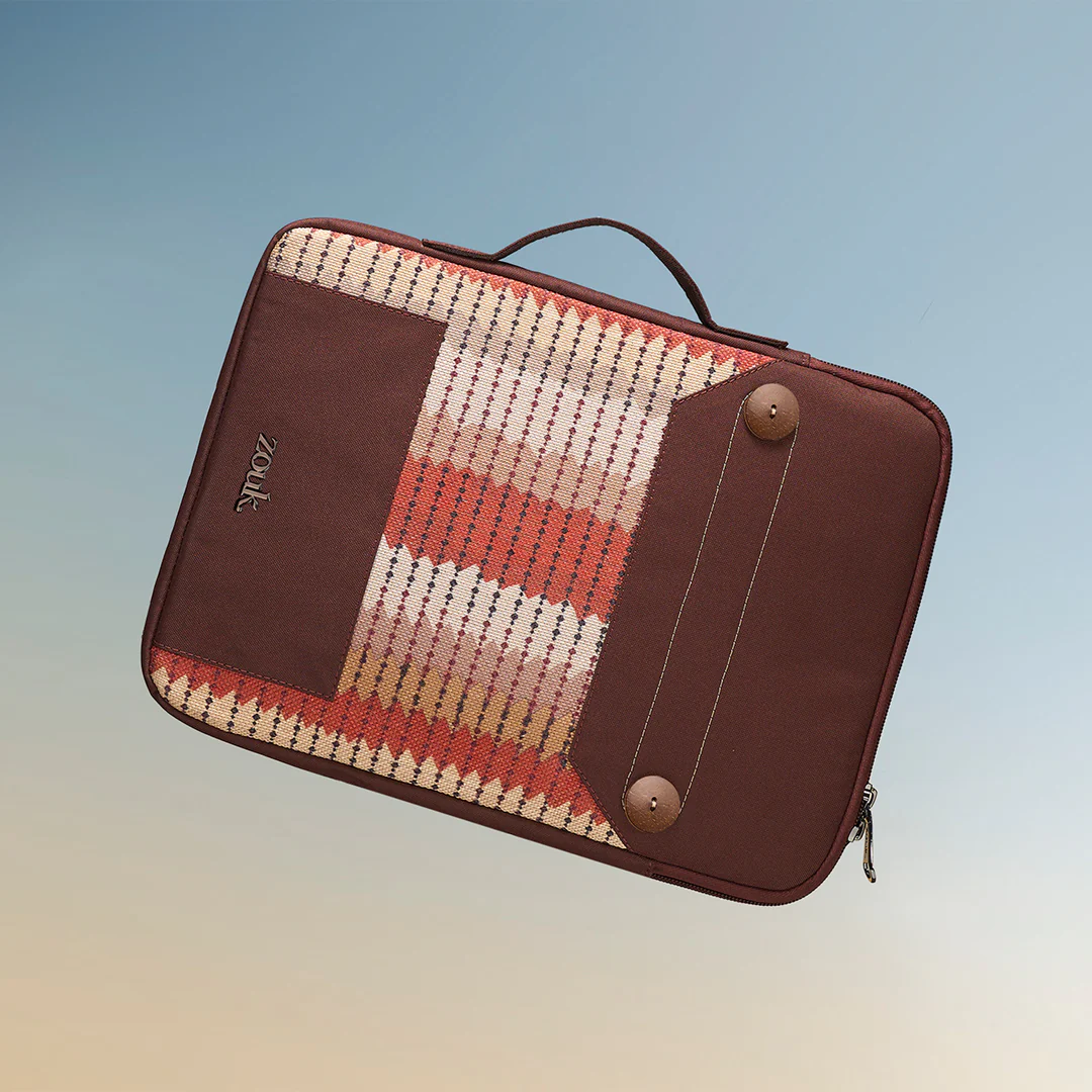 Cochin Cortado Urban Laptop Sleeve - 15.6inch (Brown) - Image 2