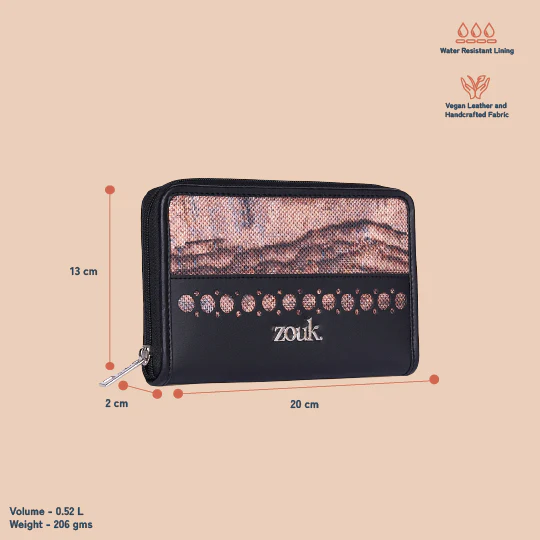 Eden Zipper Wallet - Ladakh Impasto - Image 4