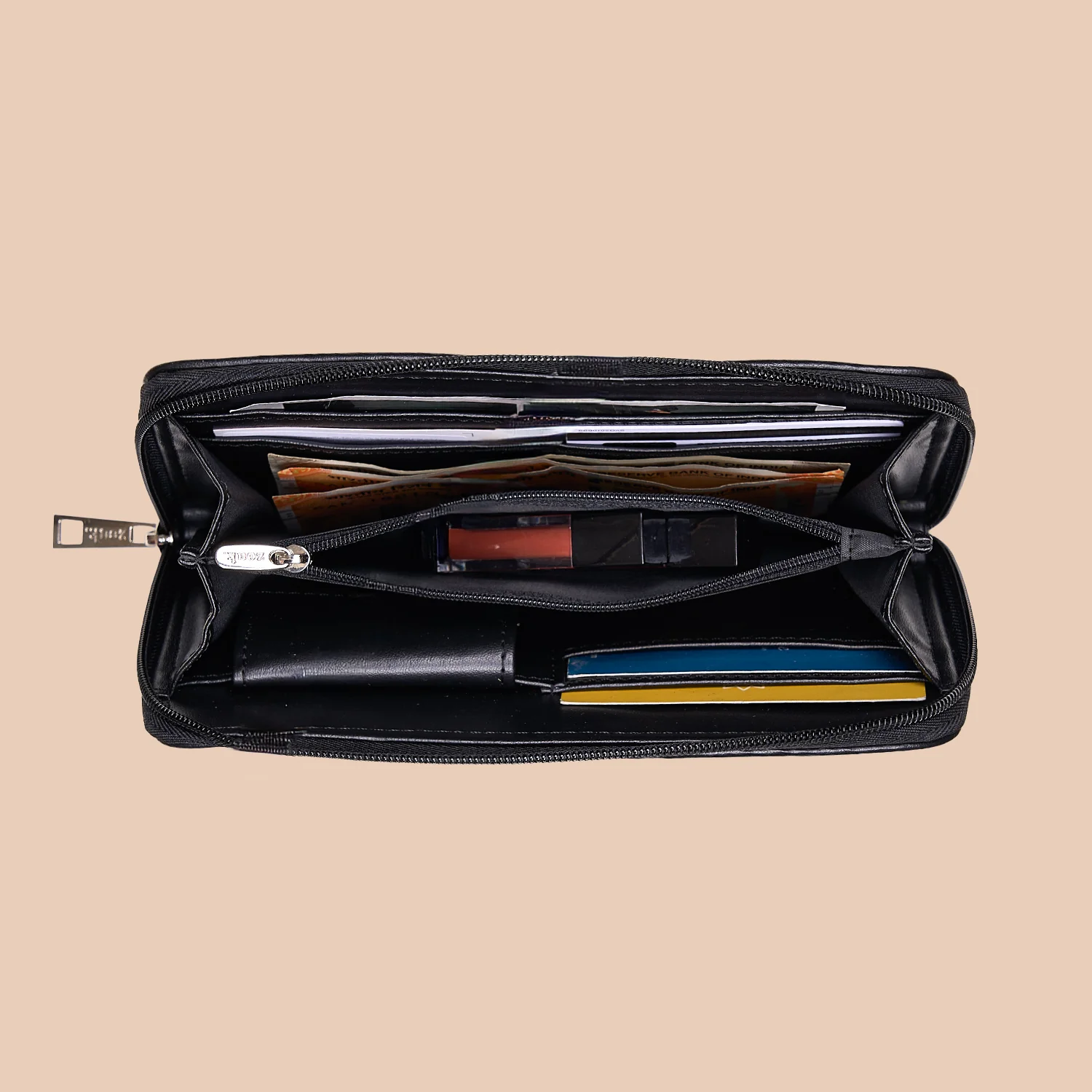 Eden Zipper Wallet - Qutub Stripes - Image 7