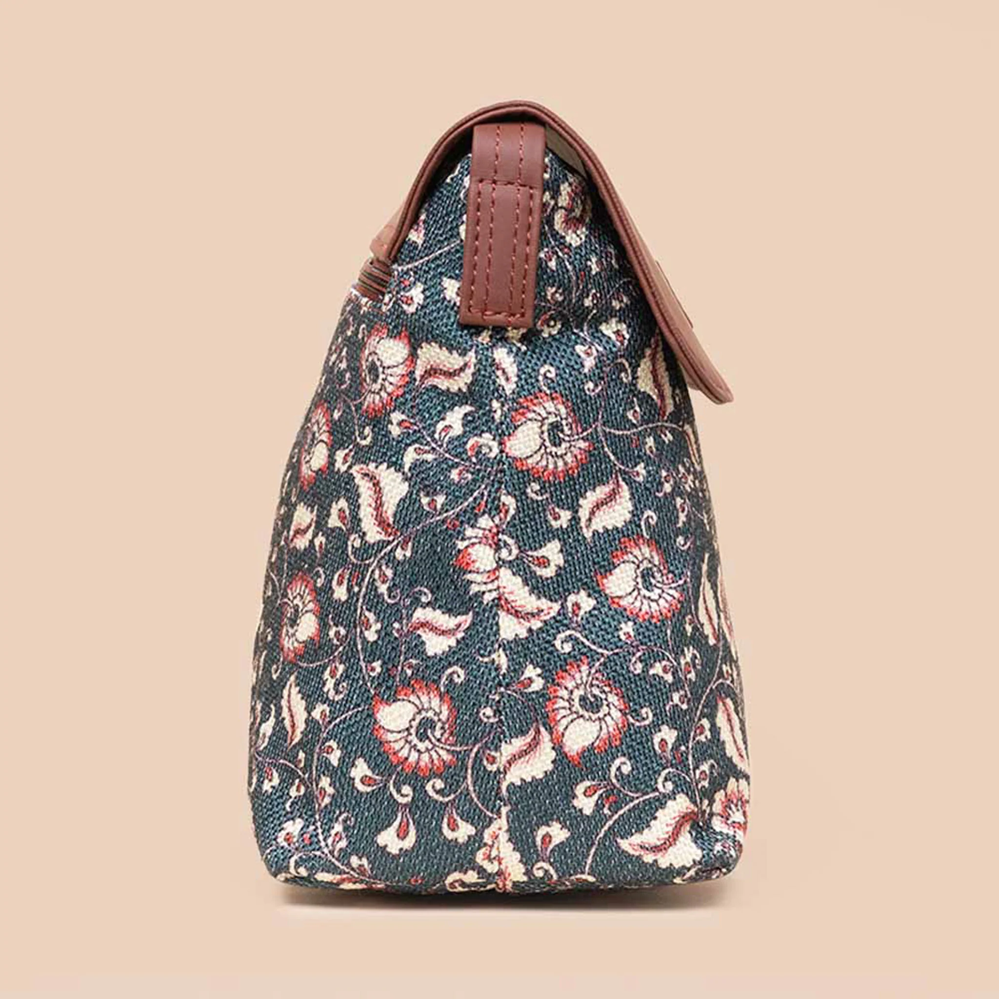 Chittoor Blue Kalamkari Flap Sling Bag - Image 7
