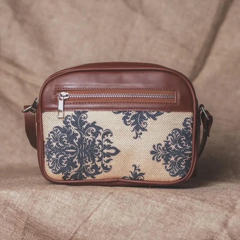 FloLov & Mughal Motif - Office Tote Bag & Sling Bag Combo - Image 8