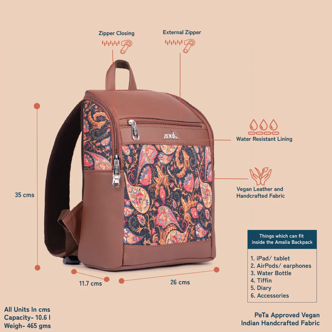 Paisley Print Amalia Daypack - Image 5