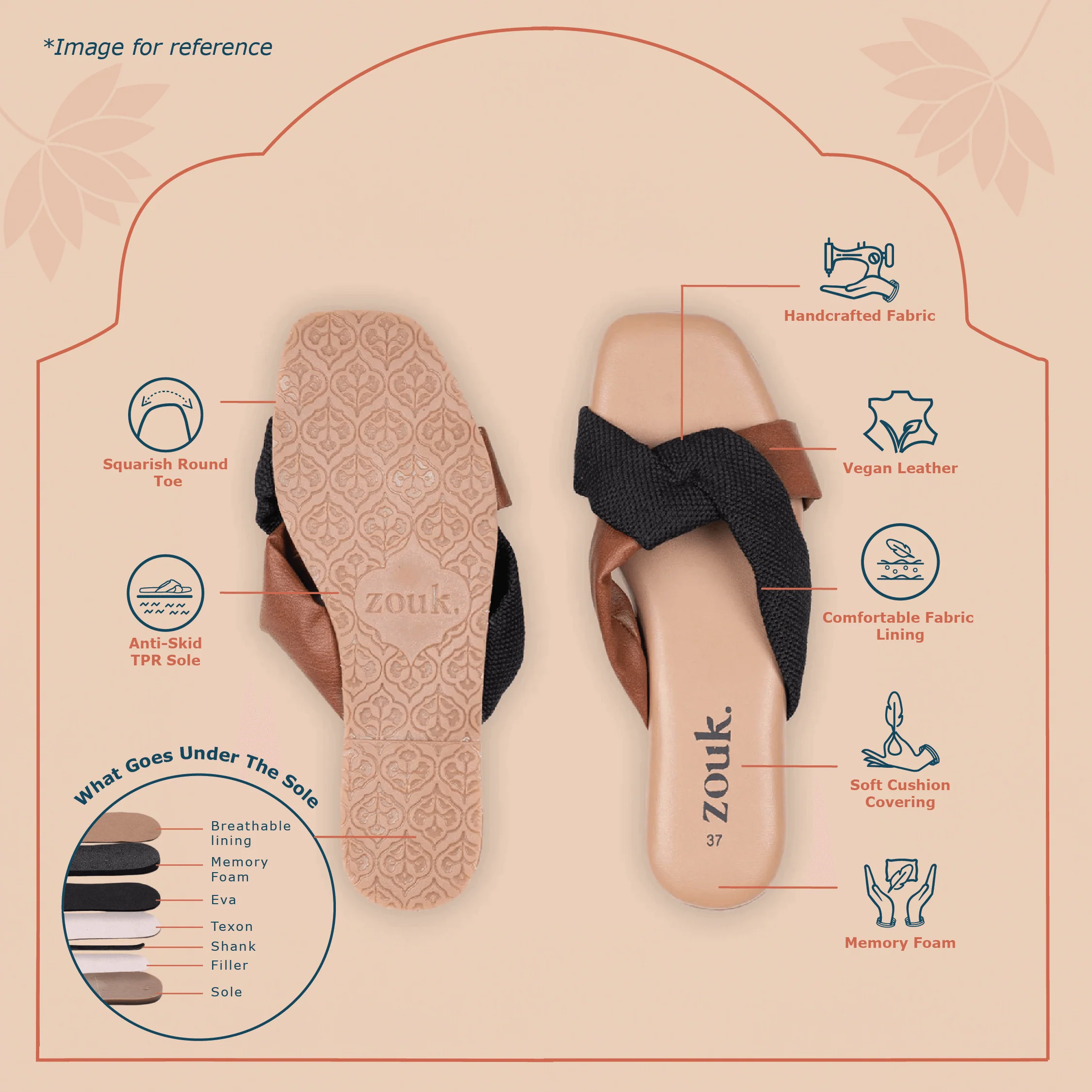 Gwalior Twill Cross Sliders - Image 4
