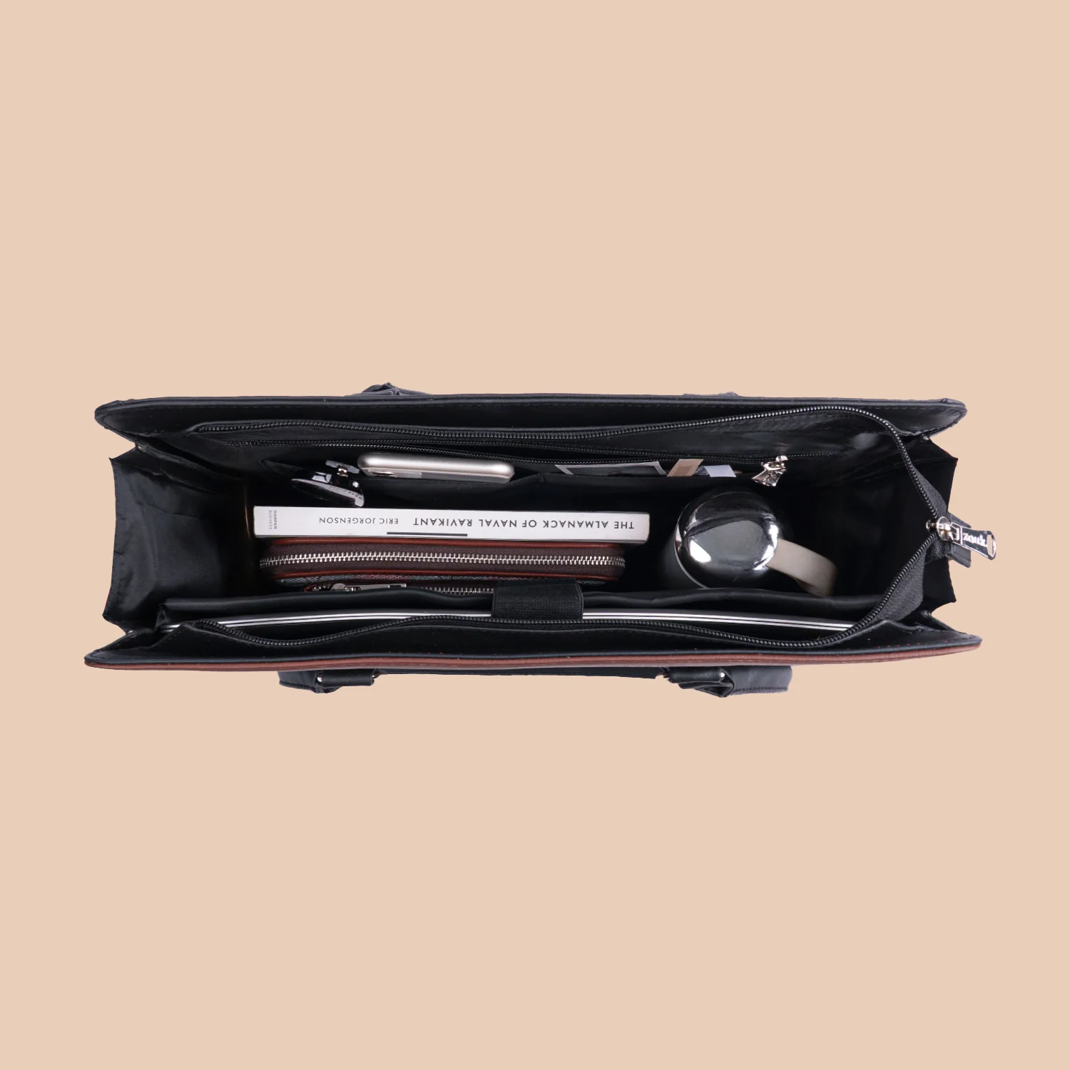Hannah Office Bag - Qutub Stripes - Image 8