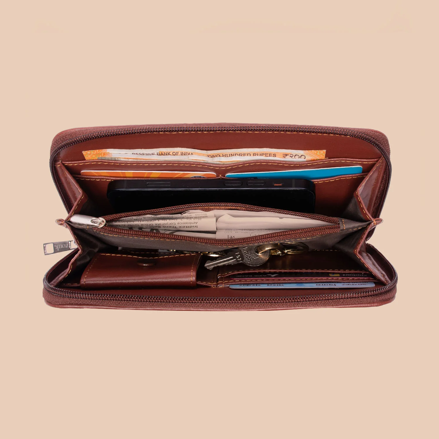 Ikat Arrow Chain Wallet - Image 5
