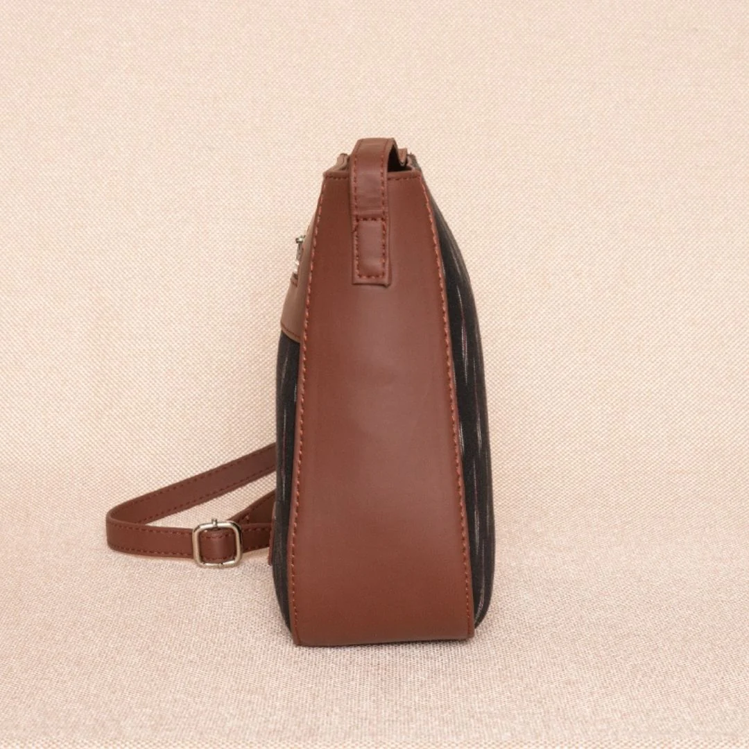 Ikat Arrow U-Shaped Sling Bag - Image 8