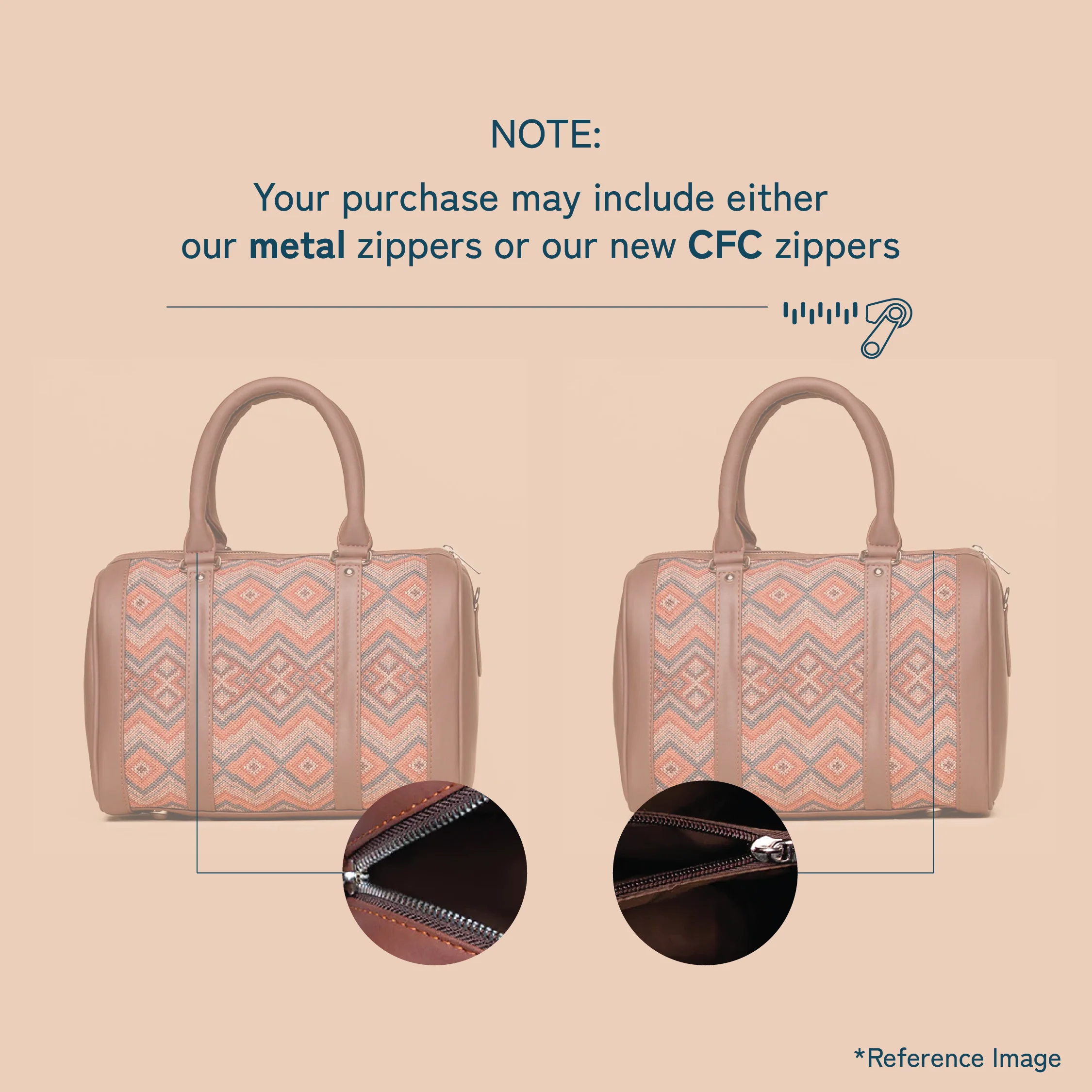 Ikat GreRed Handbag - Image 3