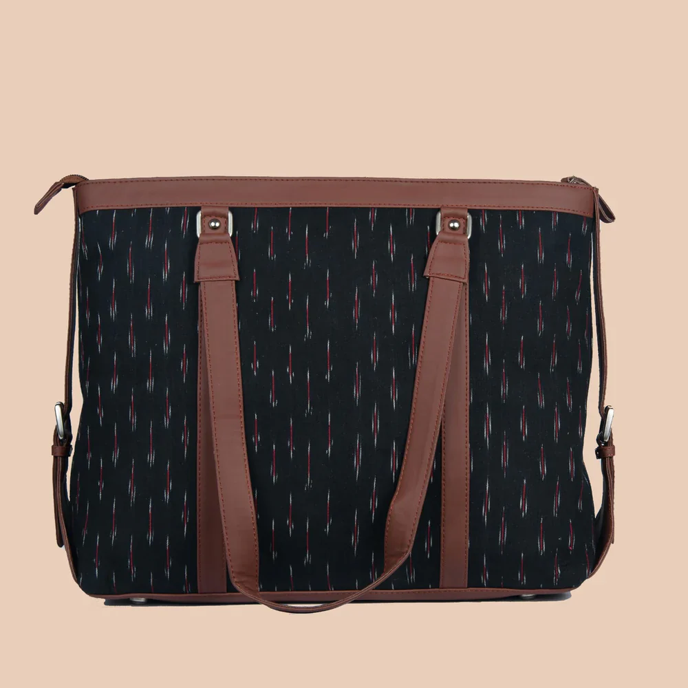 Ikat GreRed Women's Office Bag and Sling Bag Combo - Image 3