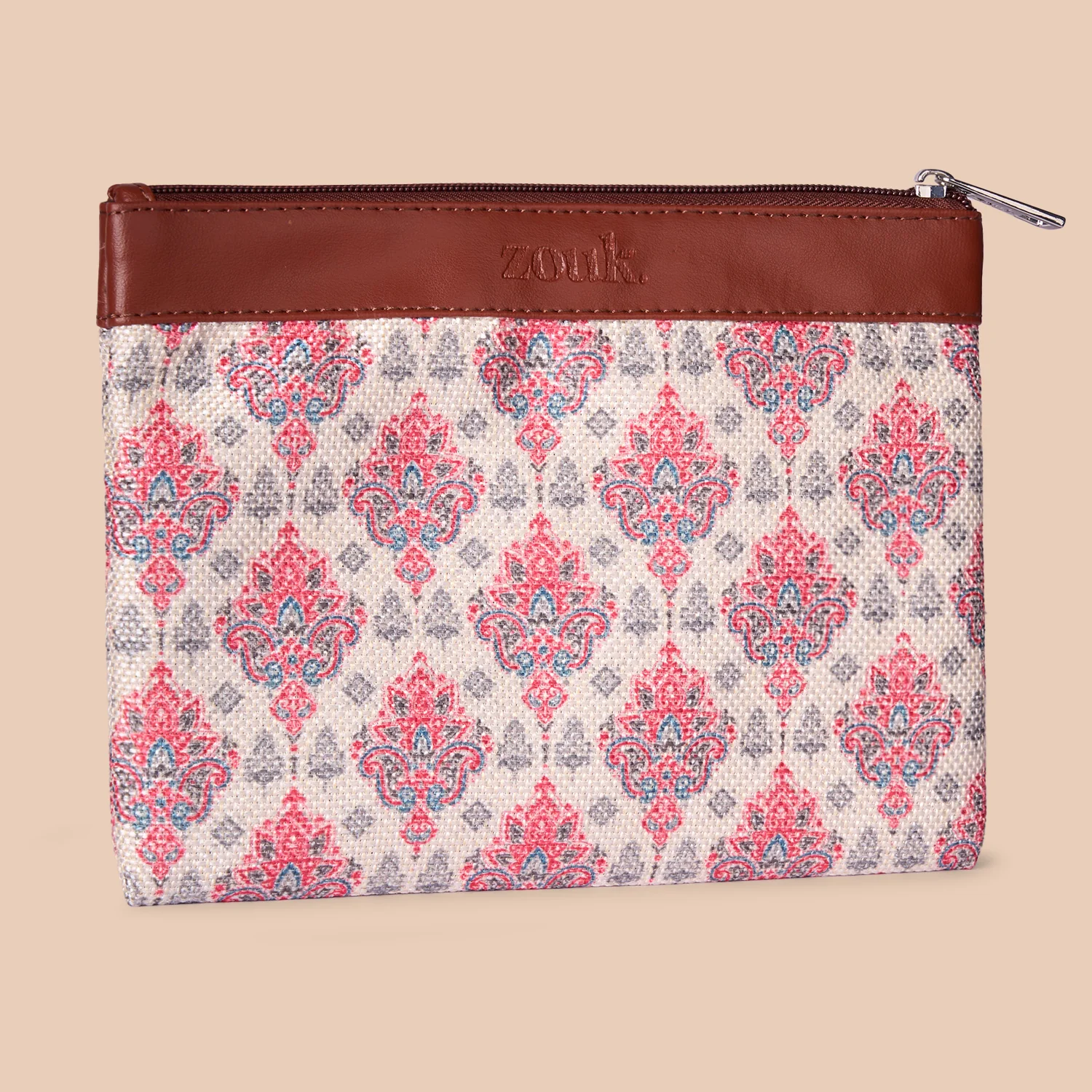 Kashmiri Tulips Cosmetic Pouch - Image 2