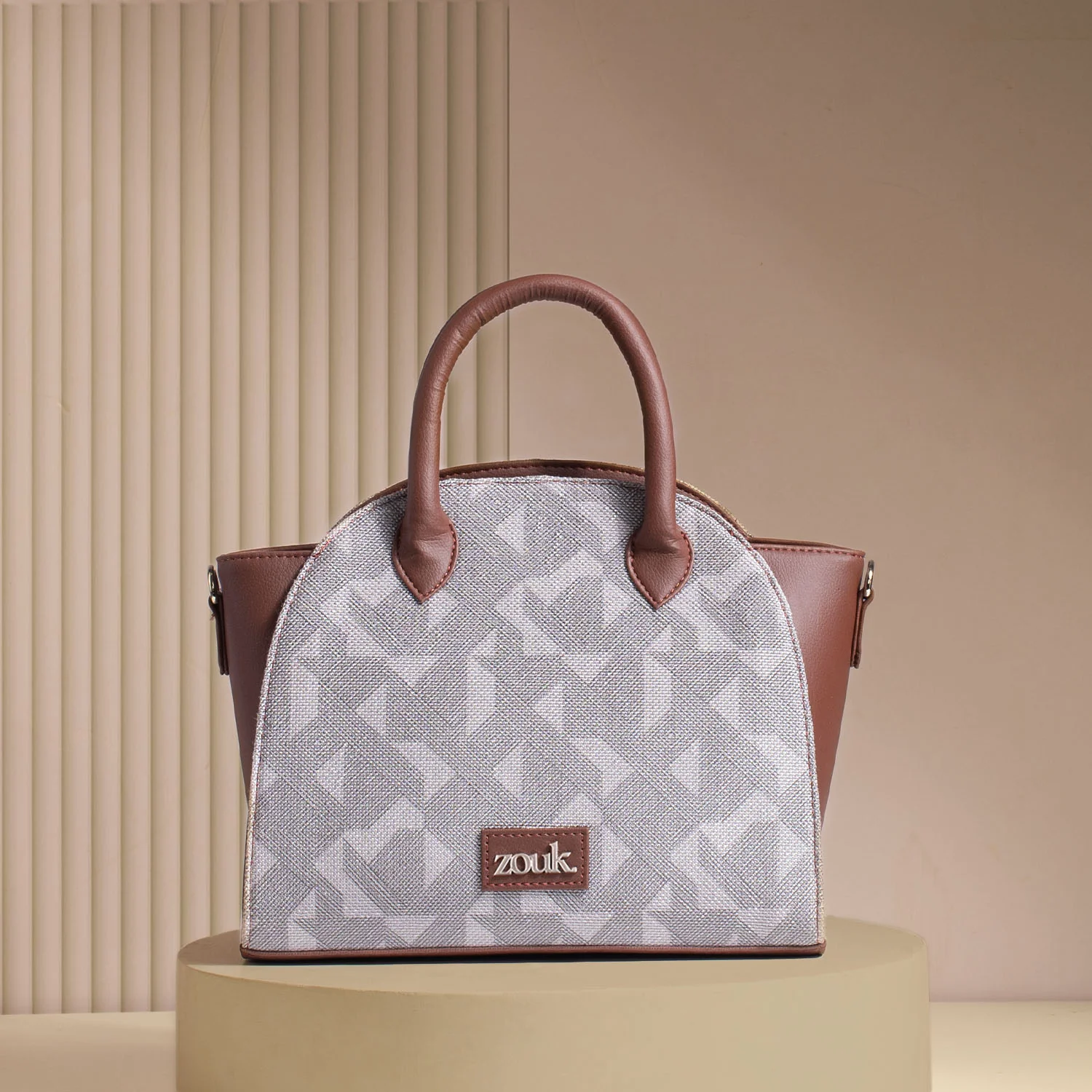 Konkona City Satchel Bag - Aravalli Abstract - Image 2