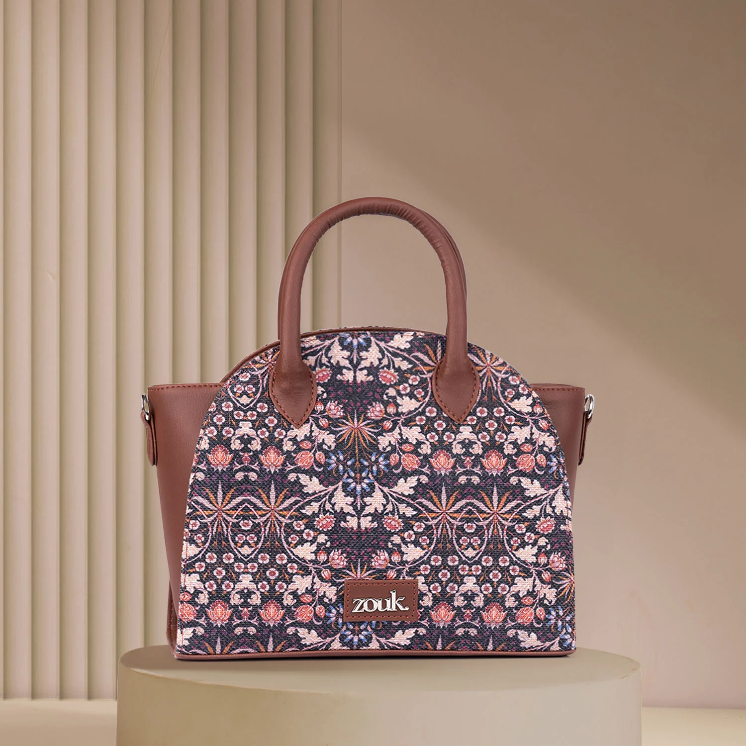 Konkona City Satchel Bag - Kashmir Blooms - Image 2