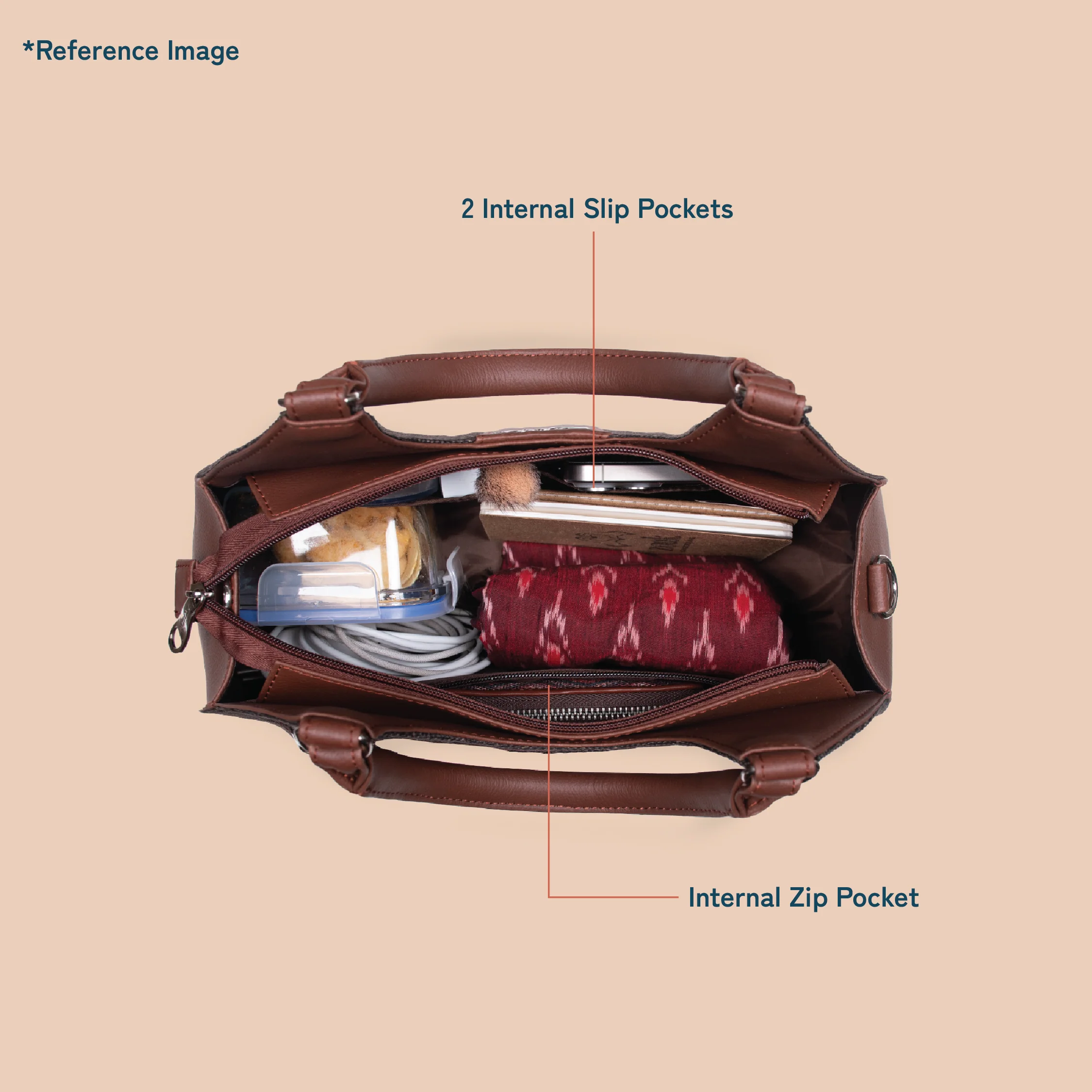 Konkona Statement Satchel Bag - Bristel - Image 7