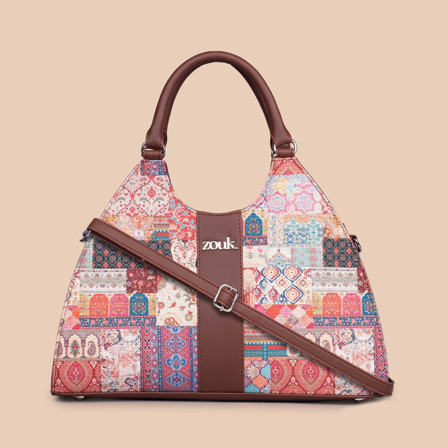Konkona Statement Satchel Bag - Kutch Gamthi - Image 4