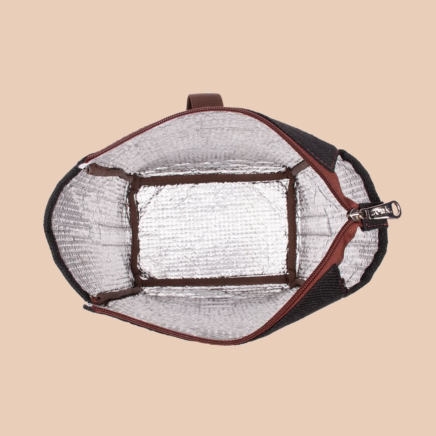 Kovil Blue Roll Up Lunch Bag - Image 9