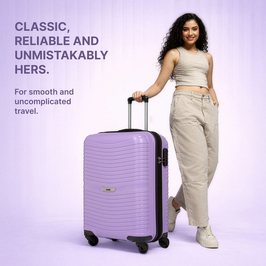 Lilac Zoya Trolley Bag - Image 3