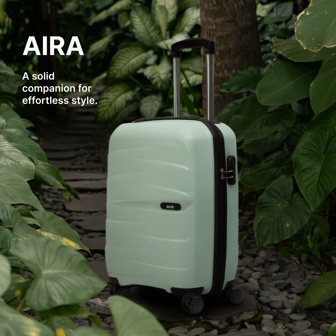 Mint Aira Trolley Bag Combo (Cabin & Medium) - Image 4