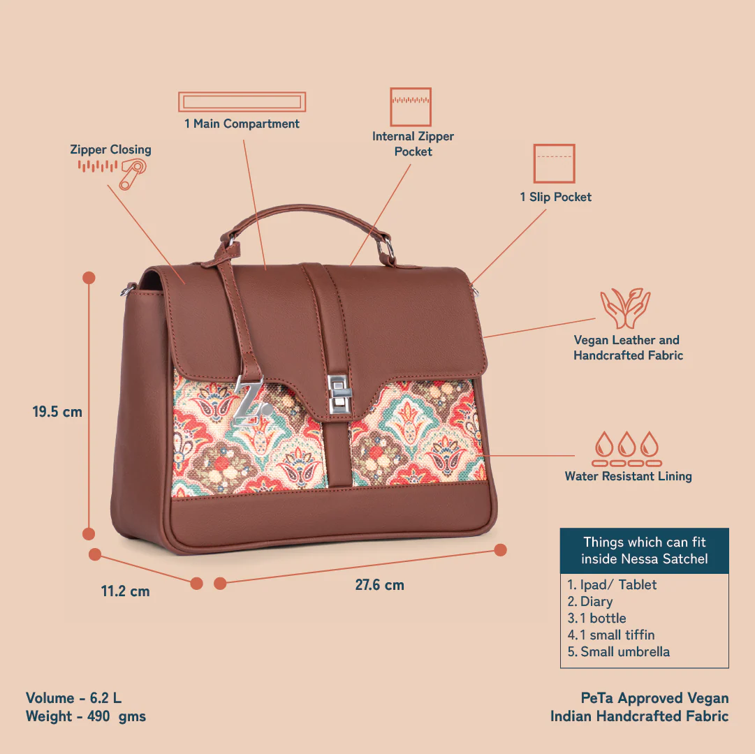 Kriti Sanon - Mughal Art Multicolor Nessa Satchel - Image 2