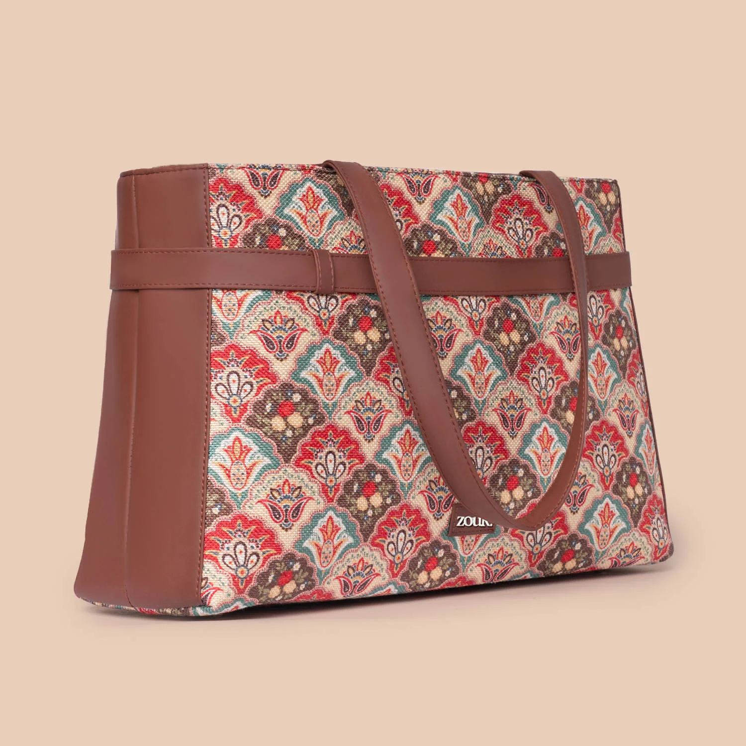 Mughal Art Multicolor Statement Office Bag - Image 4