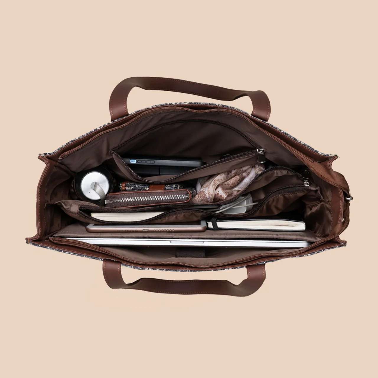 Mughal Motif Office Tote Bag - Image 5