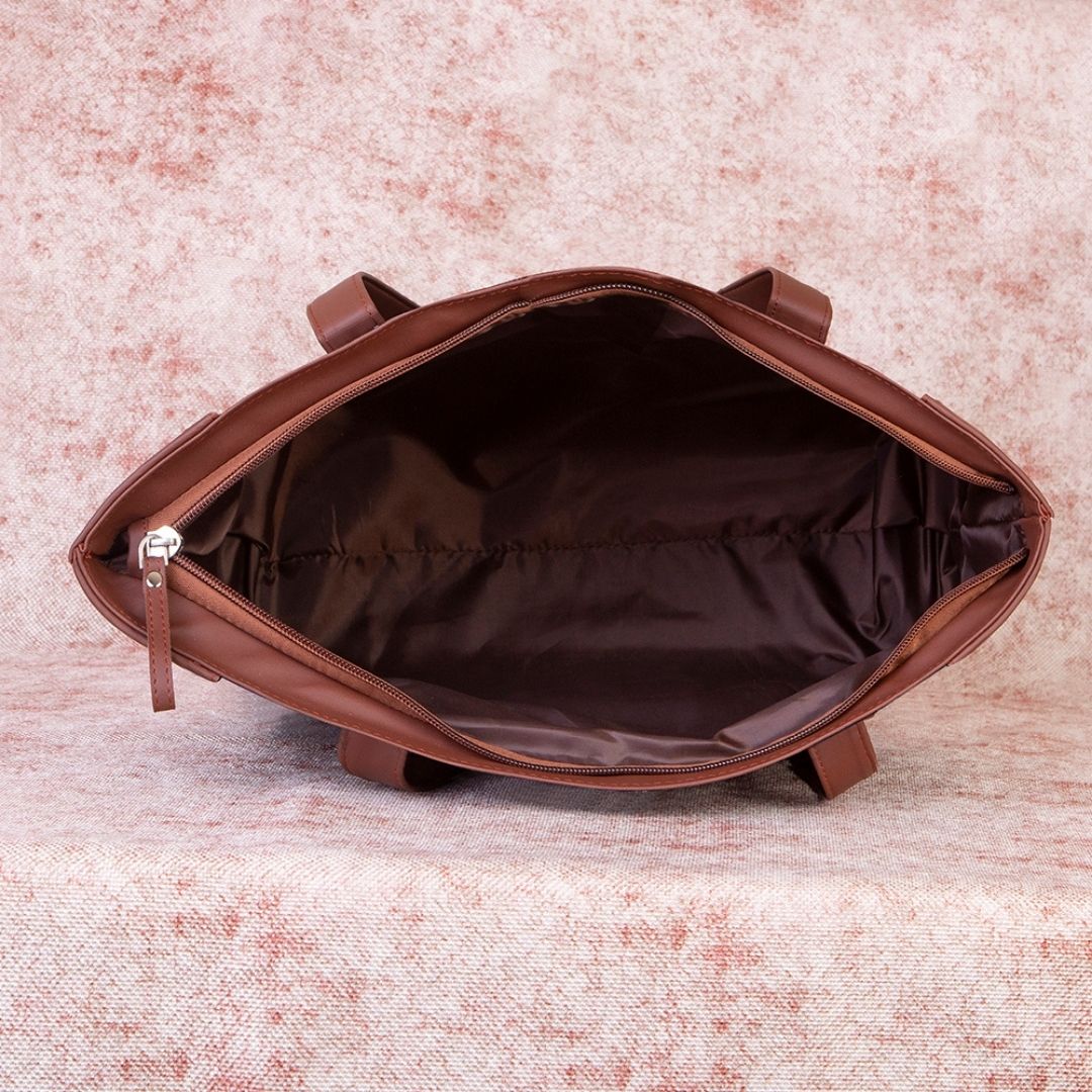Mughal Motif Side Tote Bag - Image 9