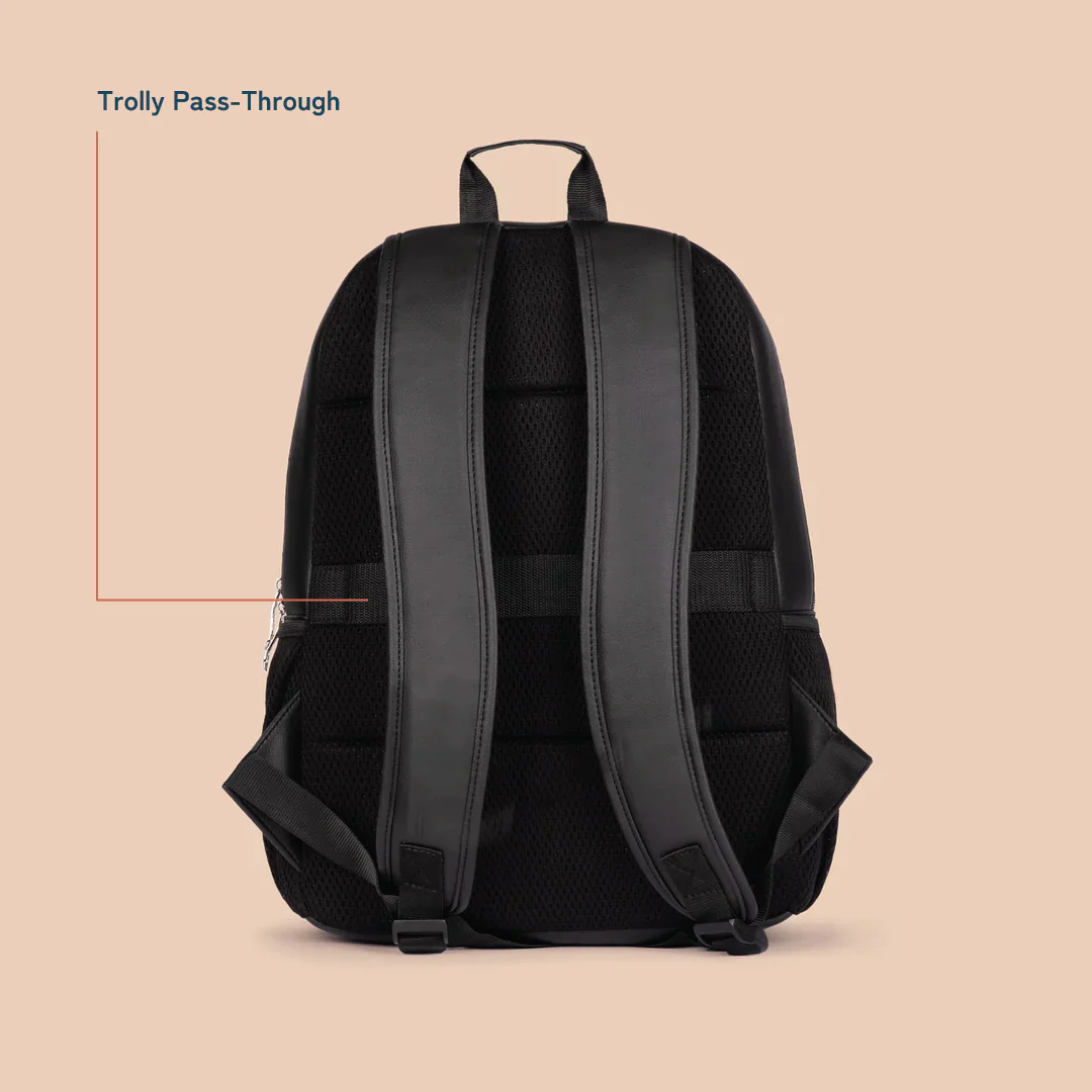 Brown Metal Statement Backpack - Image 3