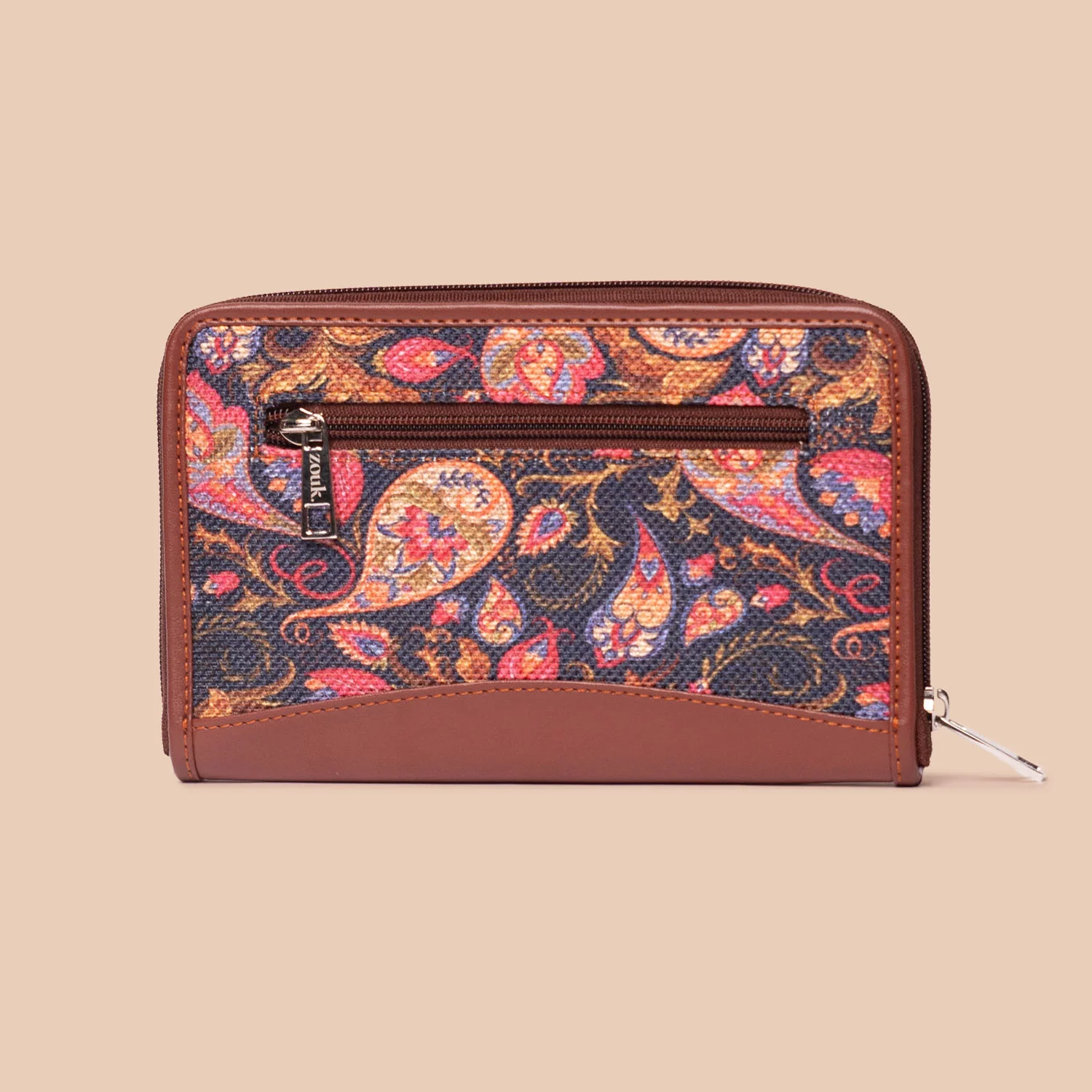 Paisley Print - Office Tote Bag & Chain Wallet Combo - Image 8