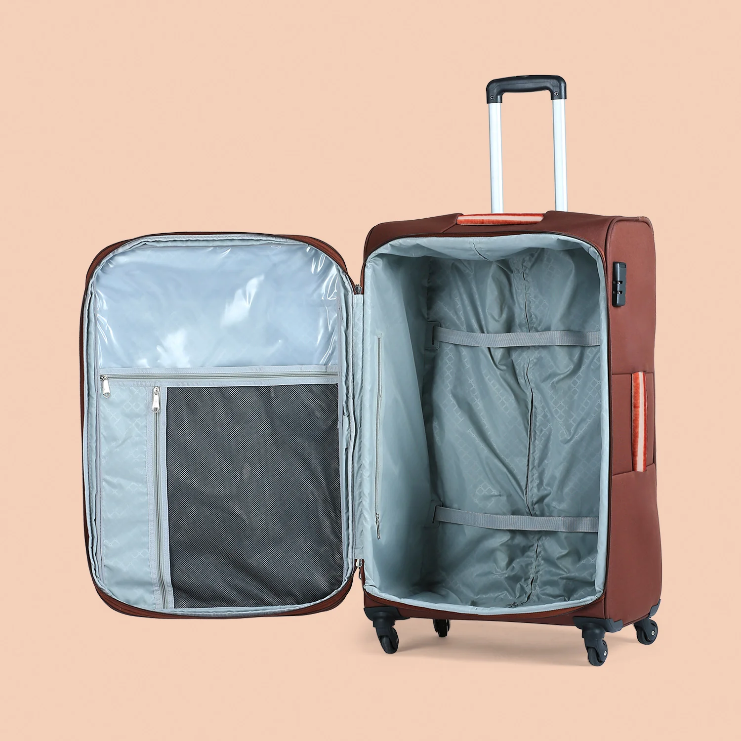 Qutub Stripes Avasa Trolley Bag Combo (Cabin & Medium) - Image 6