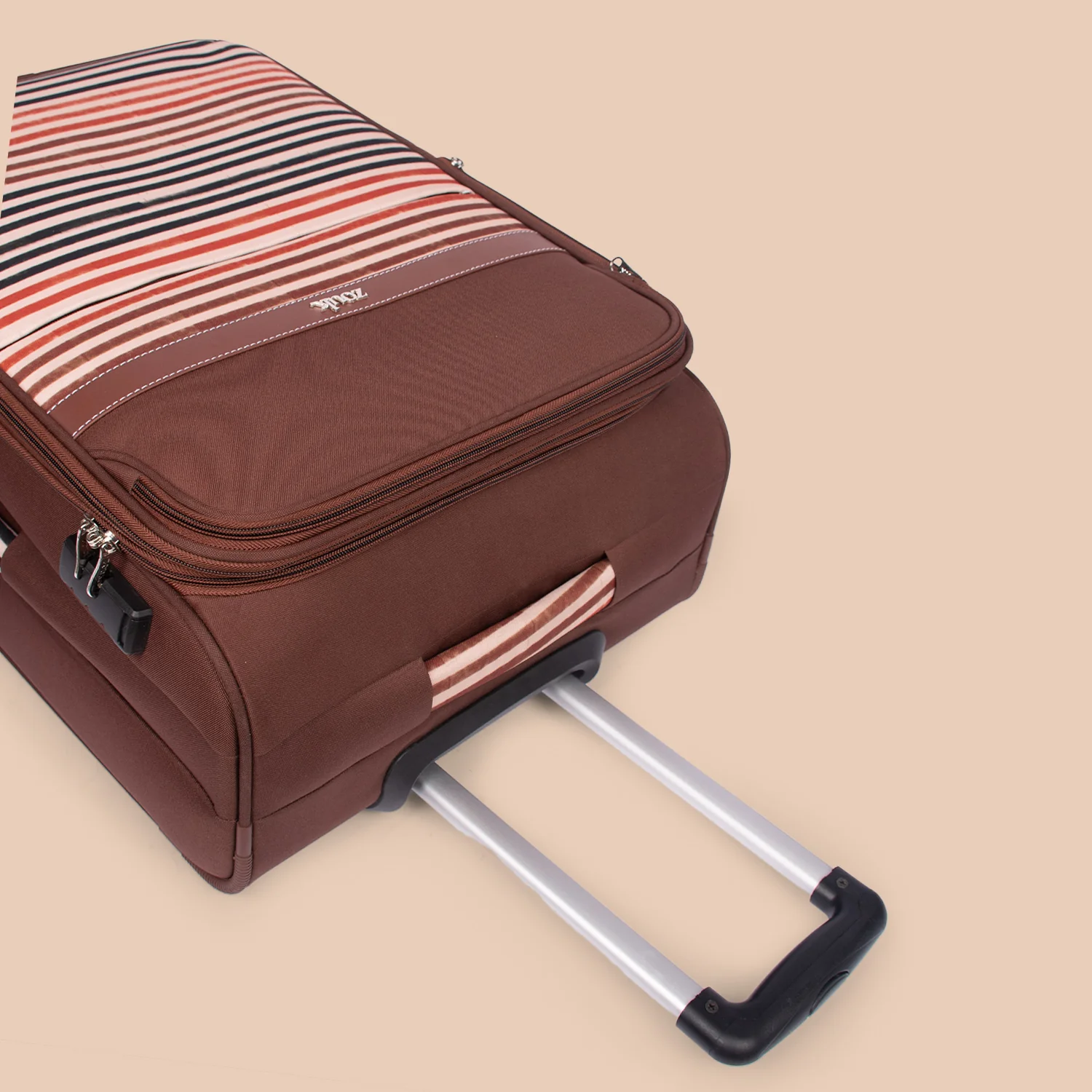 Qutub Stripes Avasa Trolley Bag Combo (Medium & Large) - Image 4