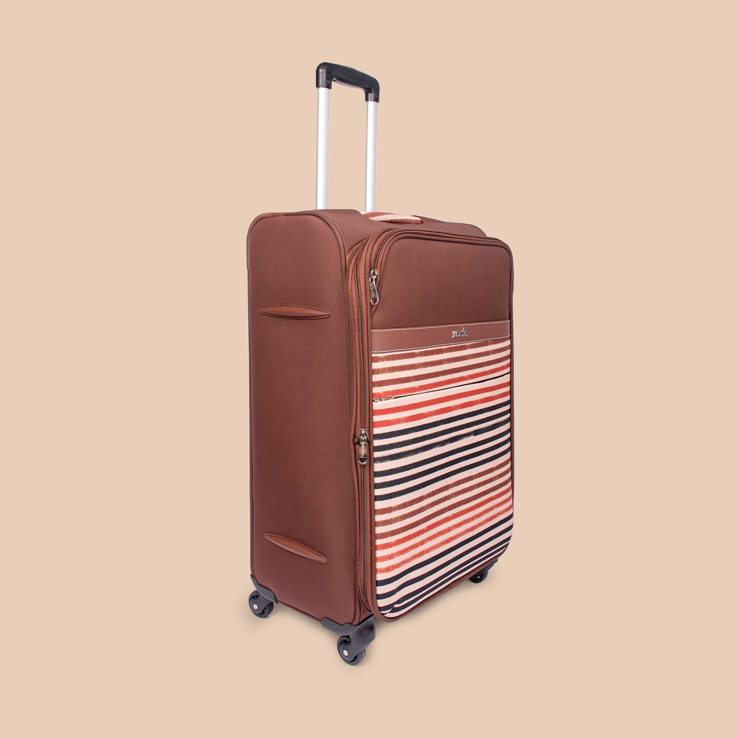 Qutub Stripes Avasa Trolley Bag (Medium) - Image 3