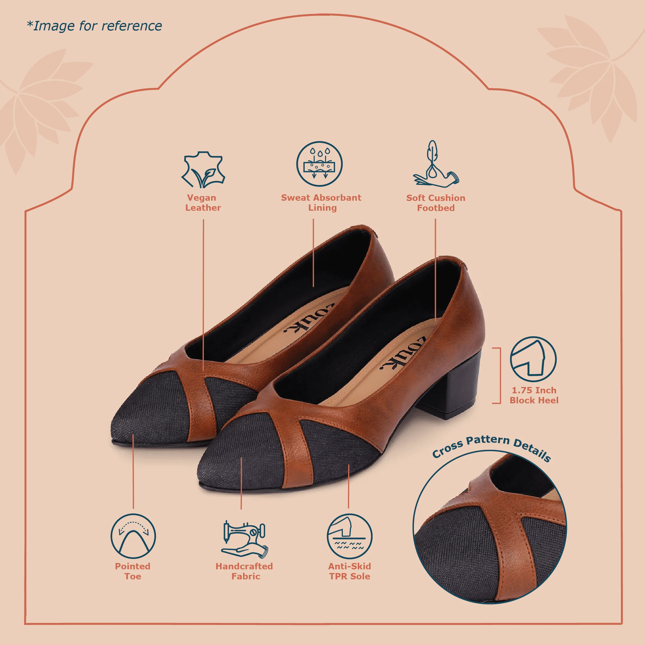 Sanjan Jaali Formal Block Heels - Image 7
