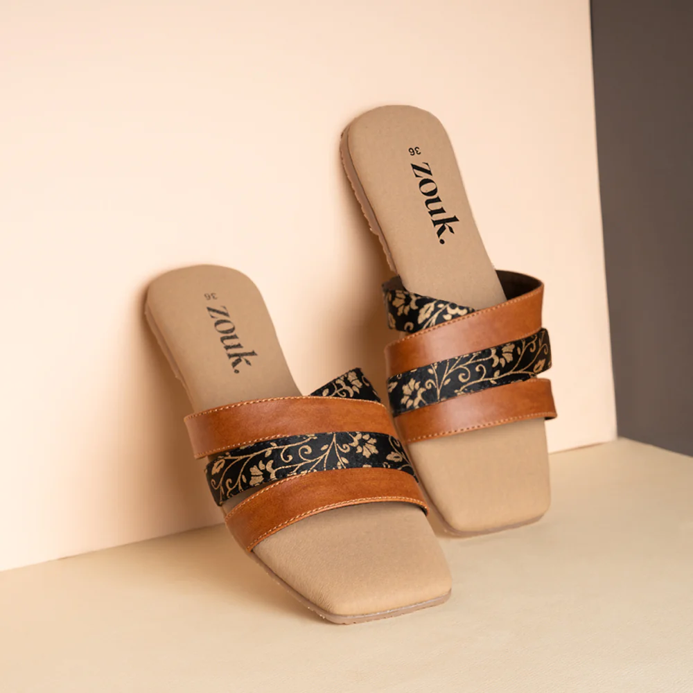 Srinagar Garden Multi-Strap Slider