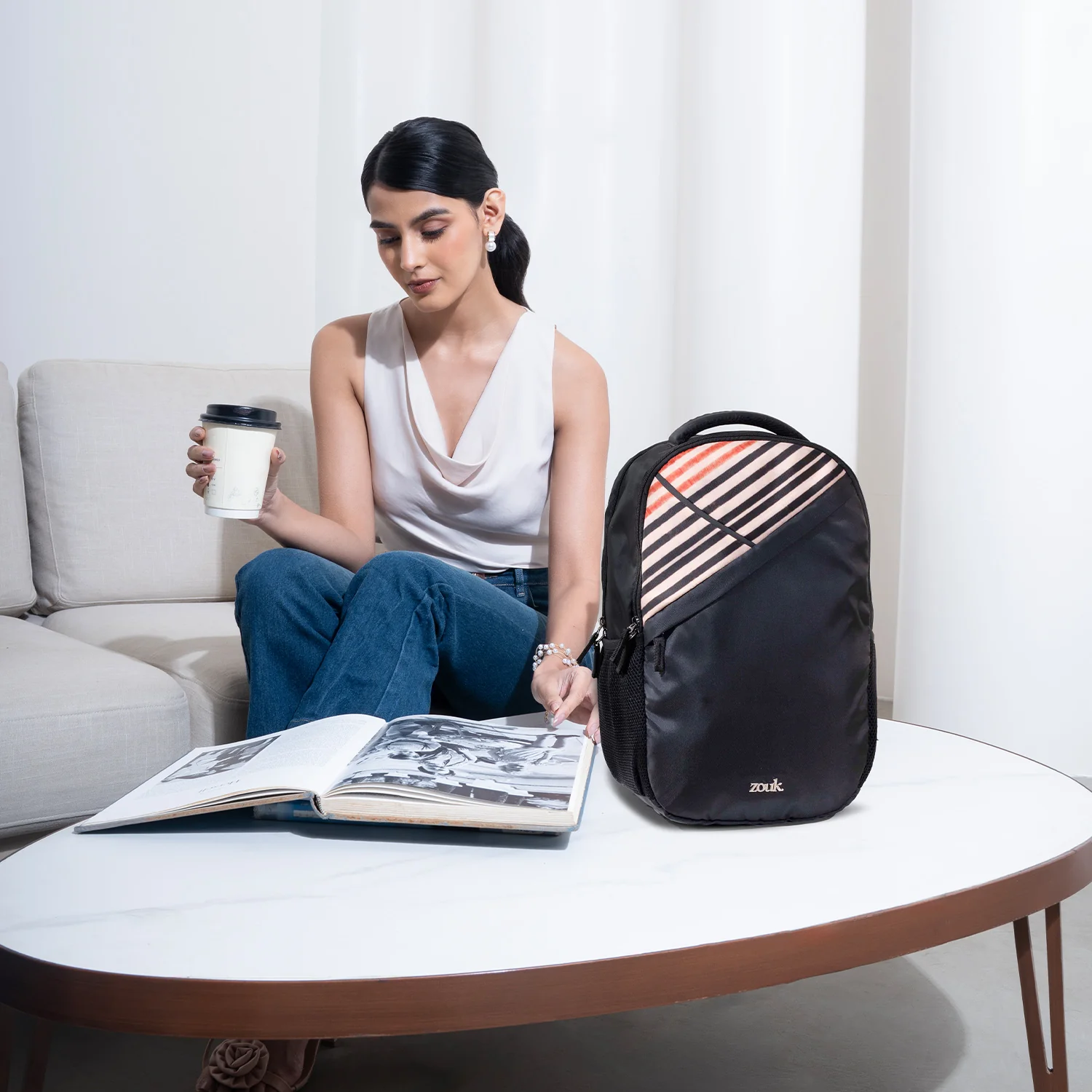 Taaran Backpack - Qutub Stripes