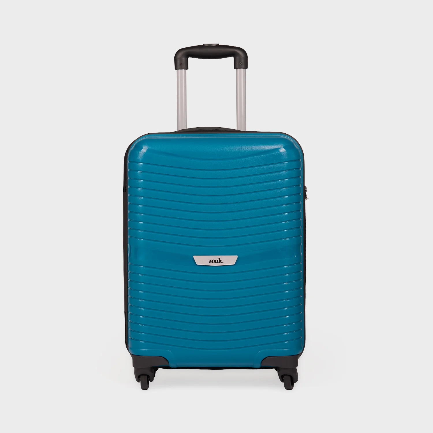 Teal Zoya Trolley Bag Combo Set of 3 (Cabin & Medium & Large) - Image 2