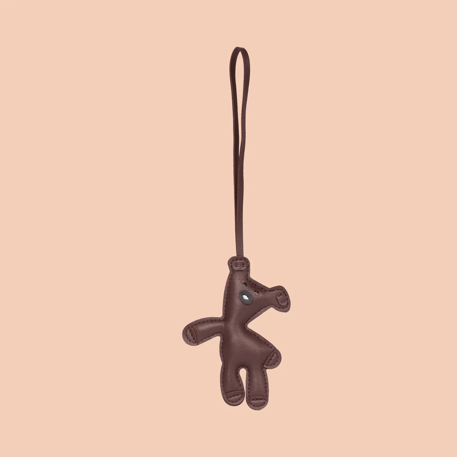 Teddy Bag Charm - Tan - Image 4